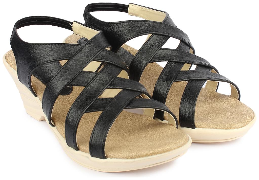 

Do Bhai Black Wedges