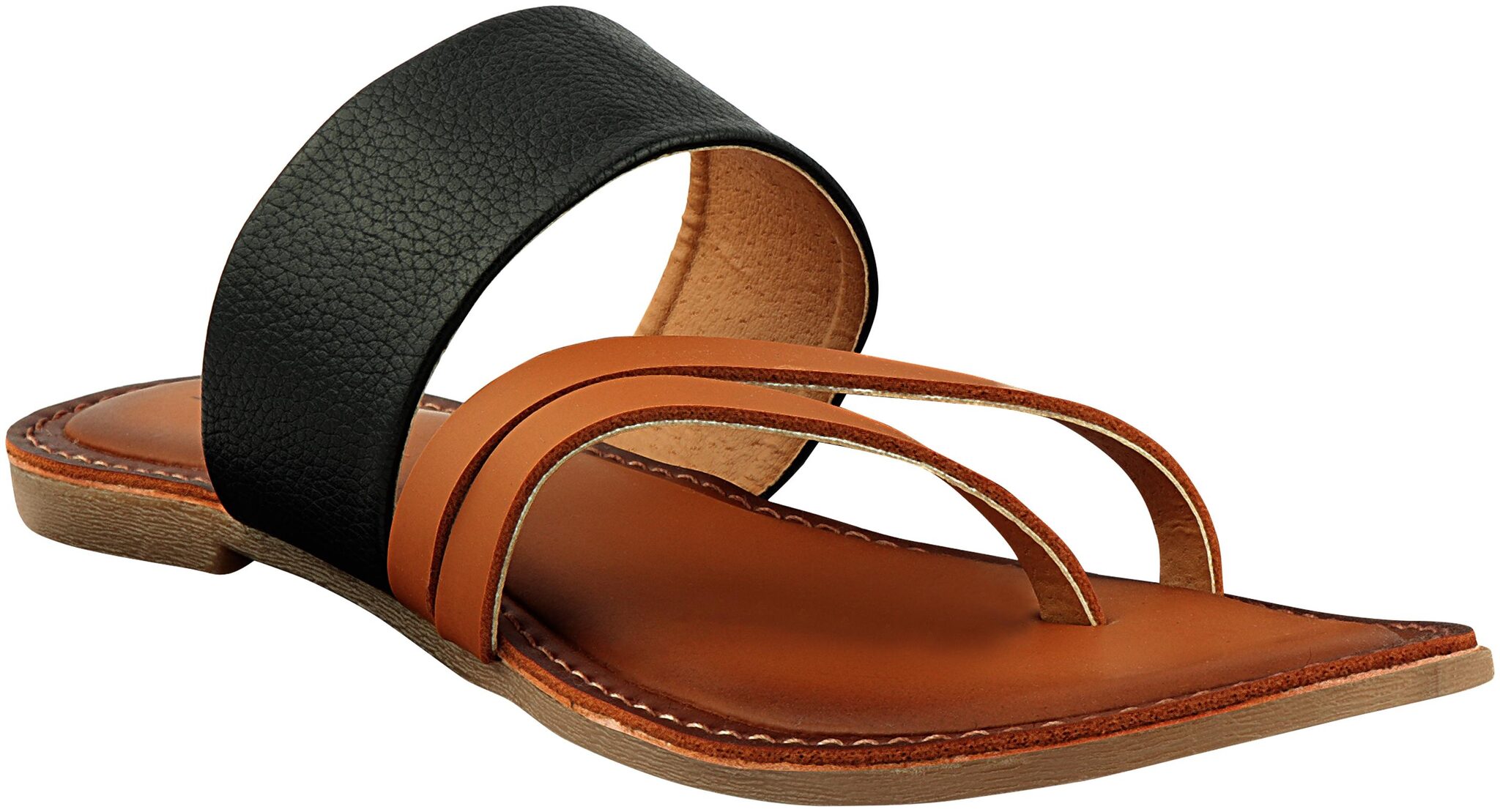 

Do Bhai Women Black Sandals