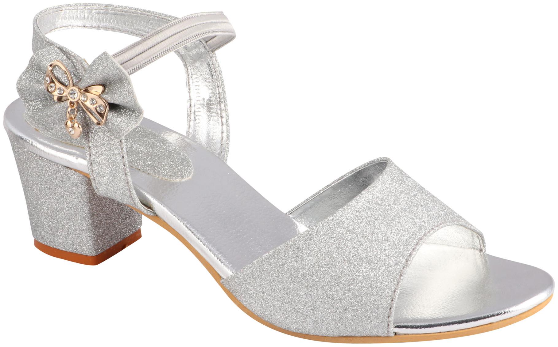 

Do Bhai Women Silver Heeled Sandals