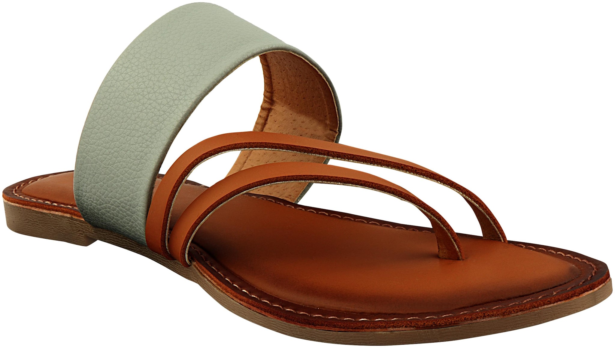 

Do Bhai Women Green Sandals