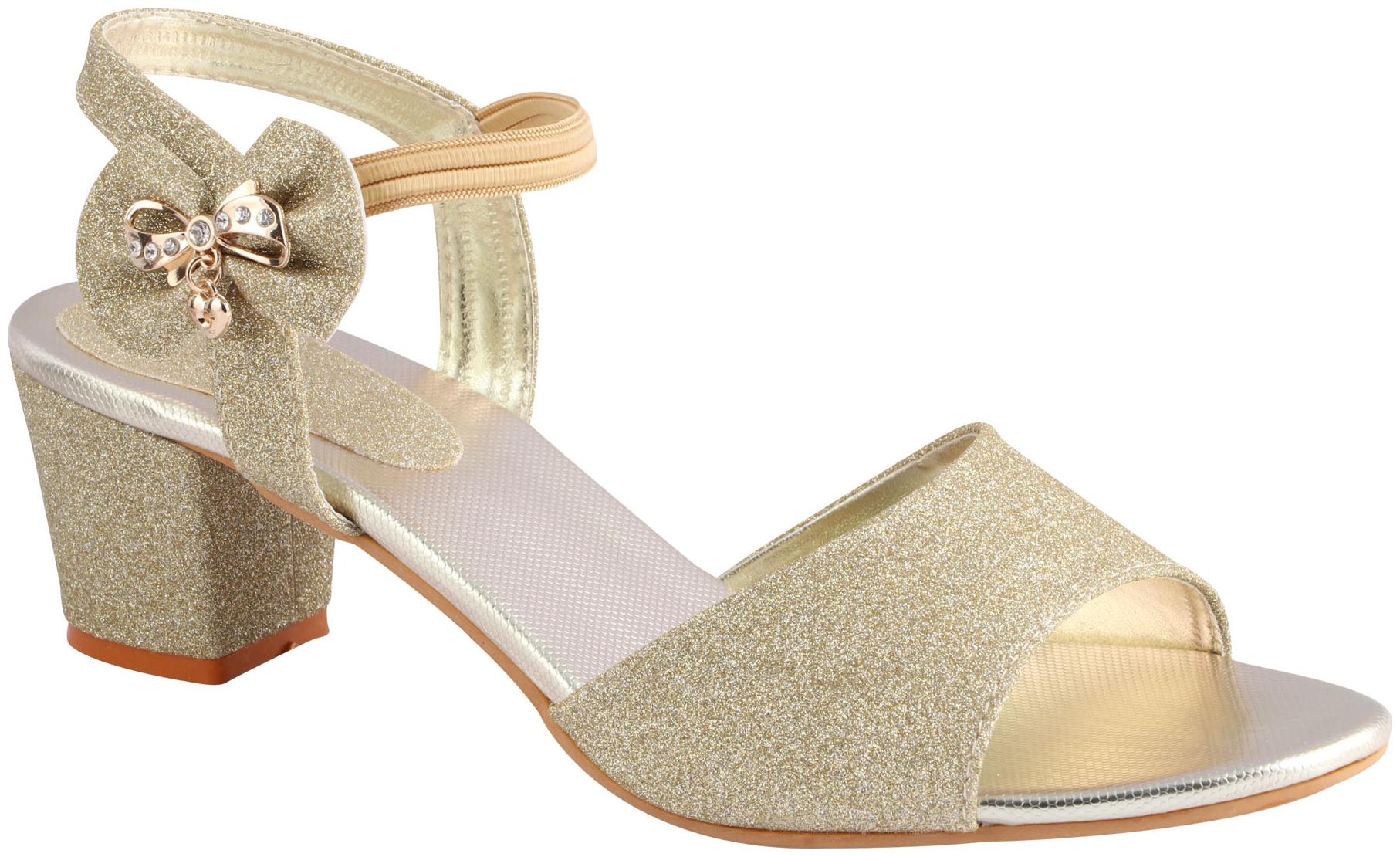 

Do Bhai Women Gold Heeled Sandals