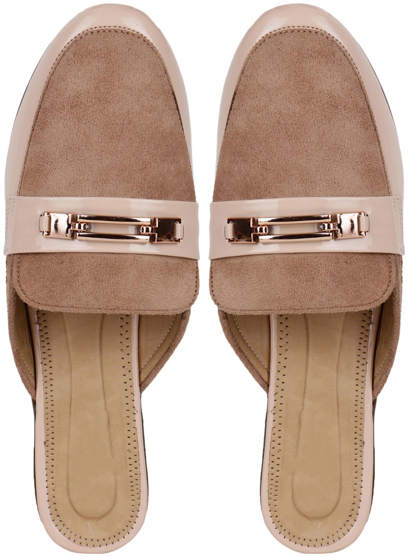 

Do Bhai Women Tan One Toe Flats