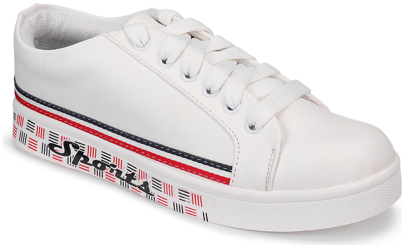 

Do Bhai Women White Casual Shoes