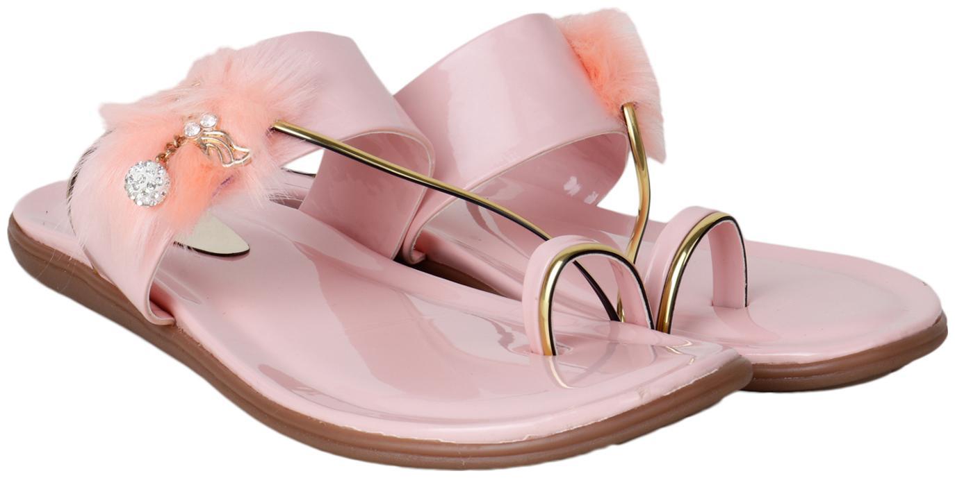 

Do Bhai Women Pink One Toe Flats