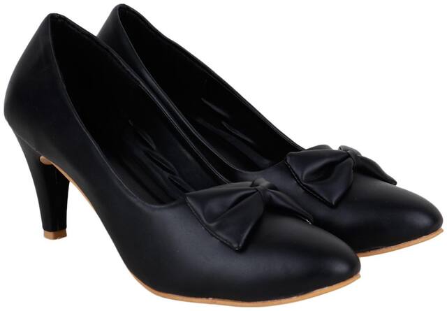 Do Bhai Pumps For Women ( Black ) 1 Pair