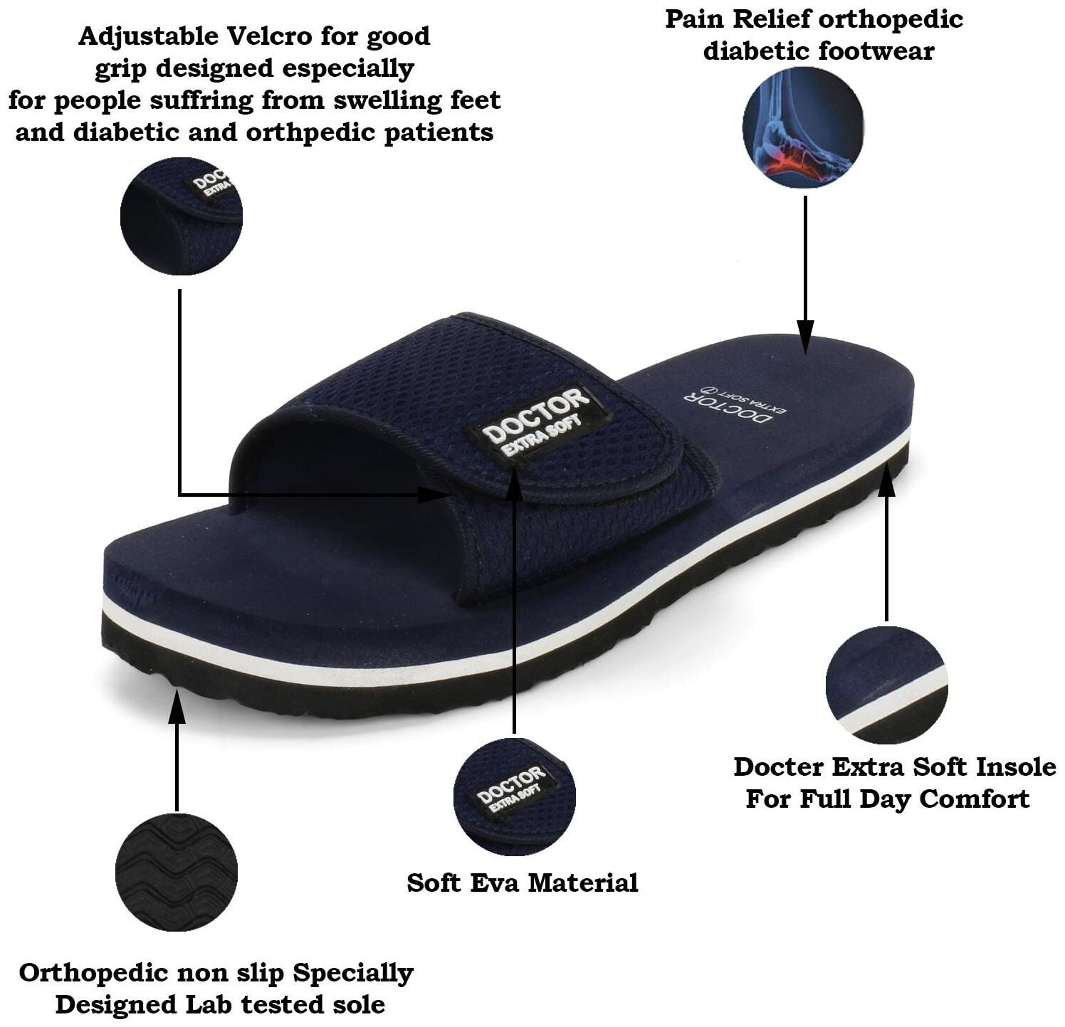 

Doctor Extra Soft Orthopedic And Diabetic Mens Flip Flop