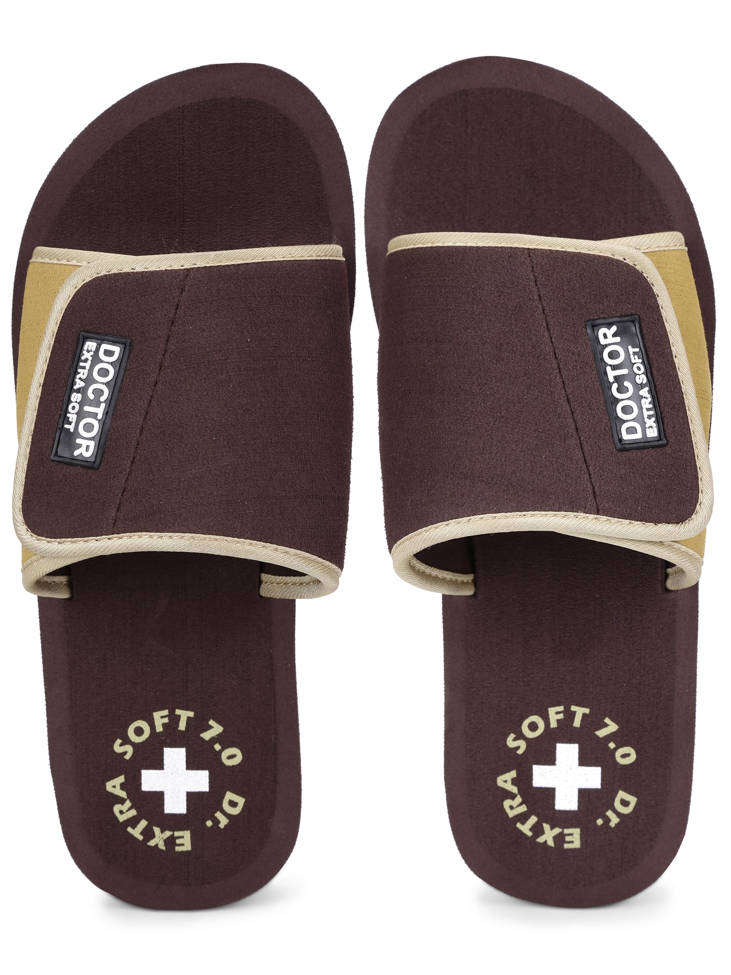 

DOCTOR EXTRA SOFT Men Brown Sliders - 1 Pair