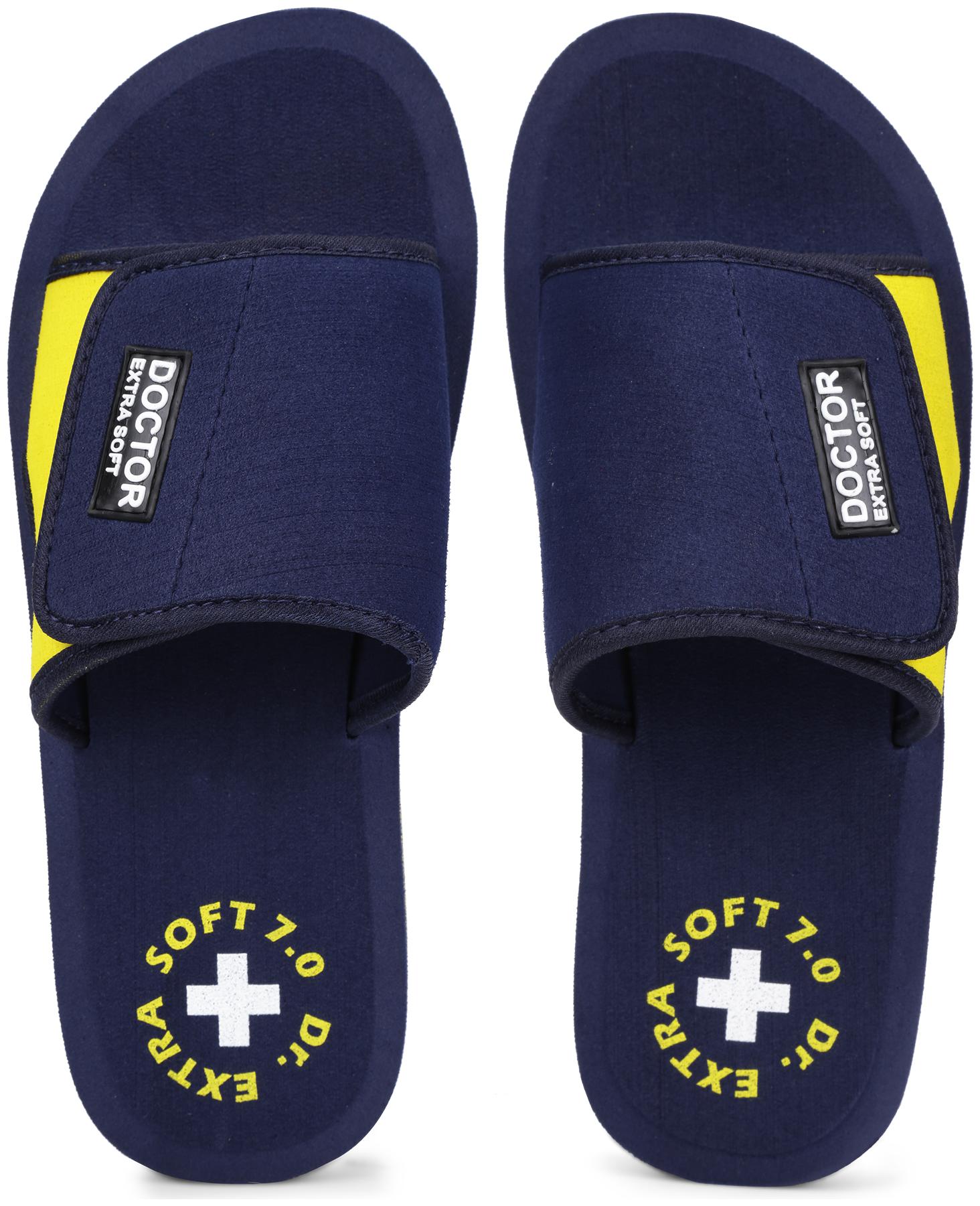 

DOCTOR EXTRA SOFT Men Blue Sliders - 1 Pair