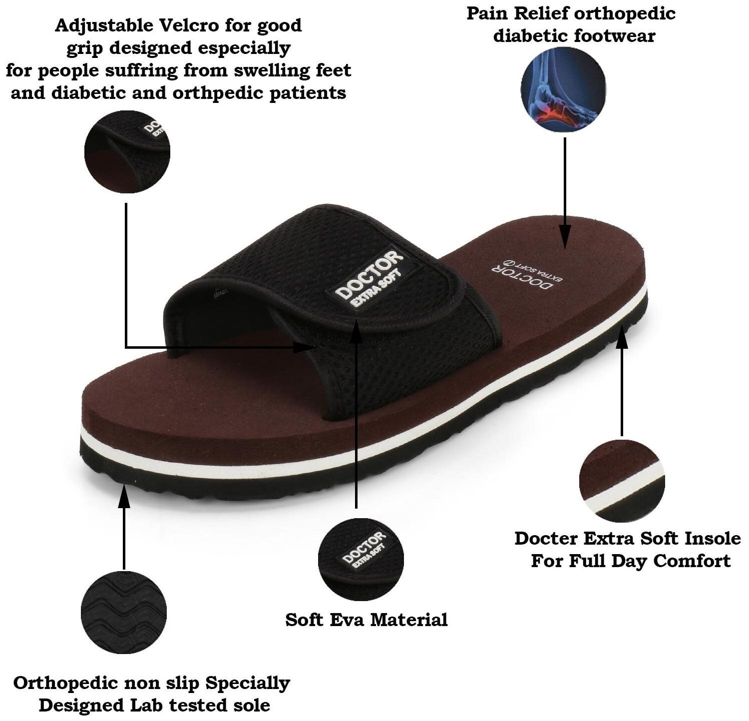 

Doctor Extra Soft Orthopedic And Diabetic Mens Flip Flop