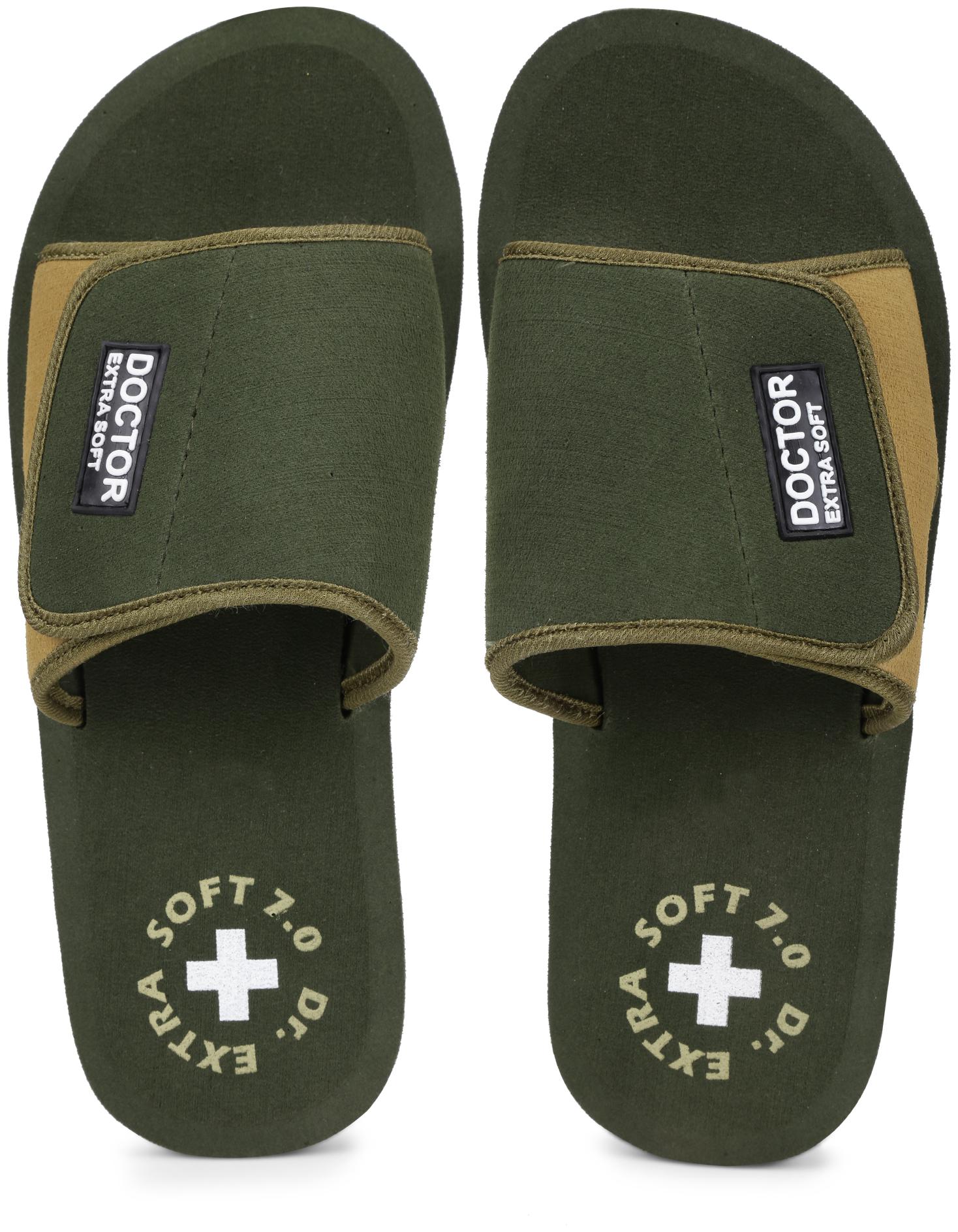 

DOCTOR EXTRA SOFT Men Green Sliders - 1 Pair