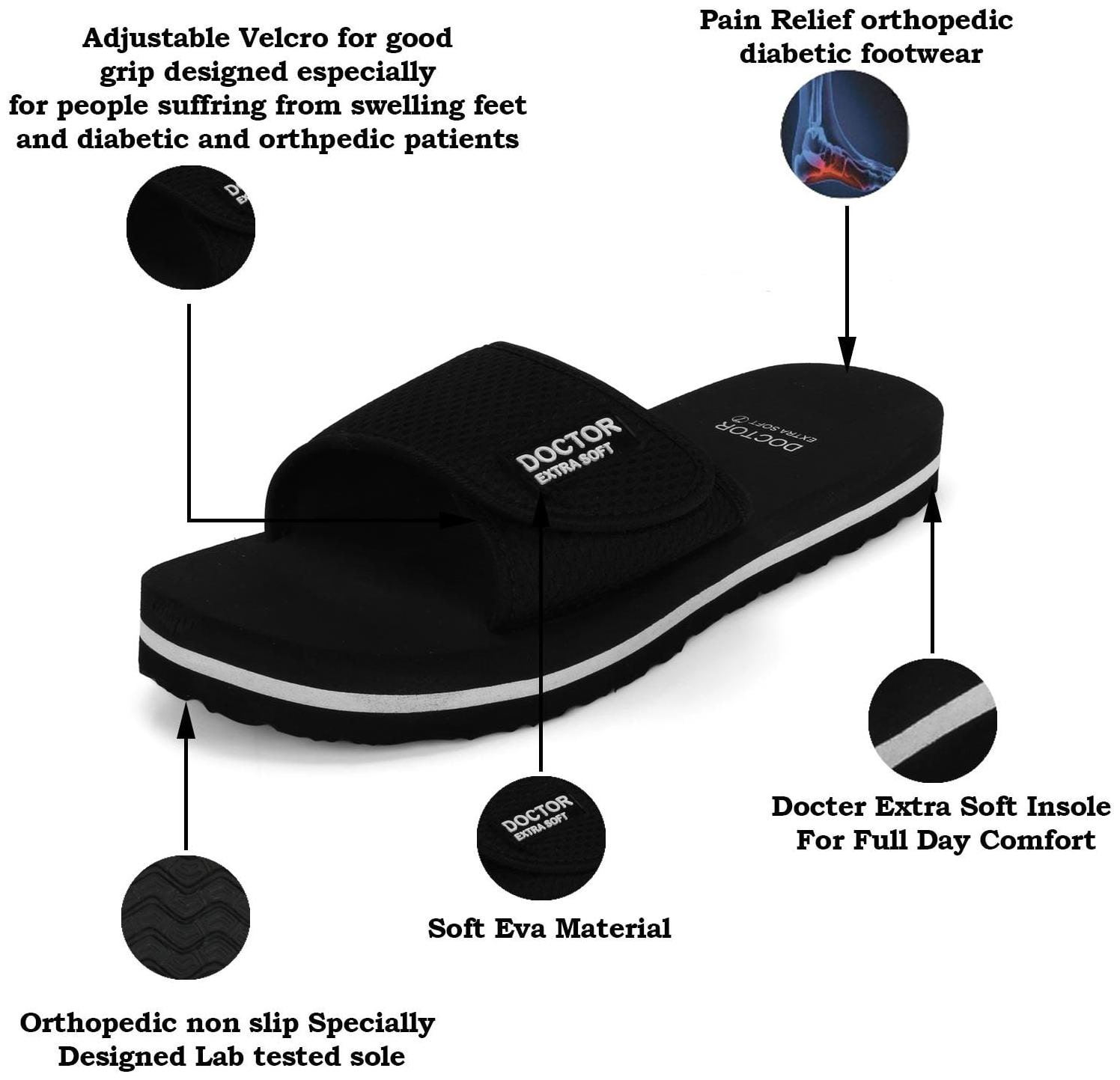 

Doctor Extra Soft Orthopedic And Diabetic Mens Flip Flop