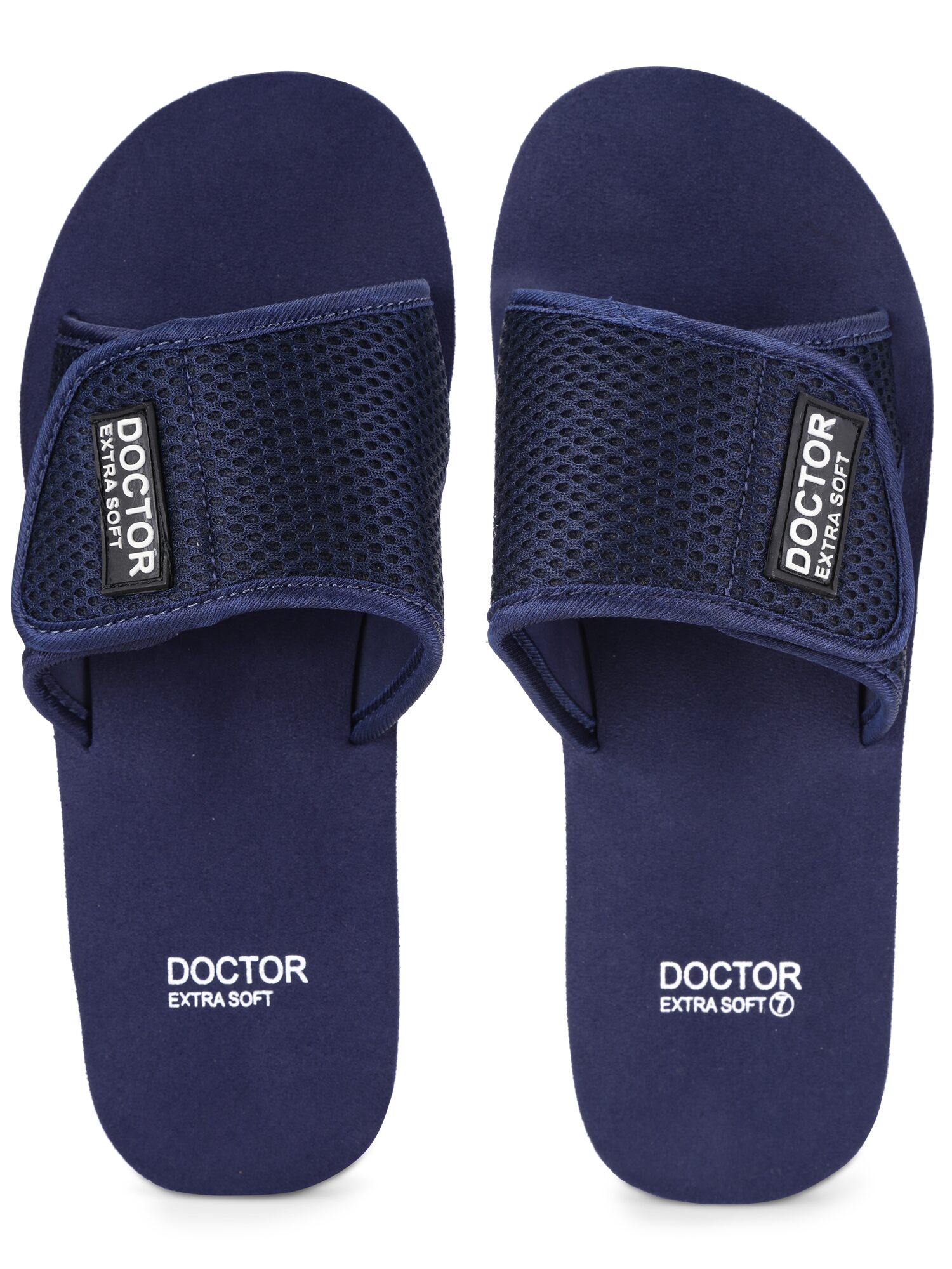 

DOCTOR EXTRA SOFT Men Navy Blue Diabetic Orthopaedic Slippers - 1 Pair