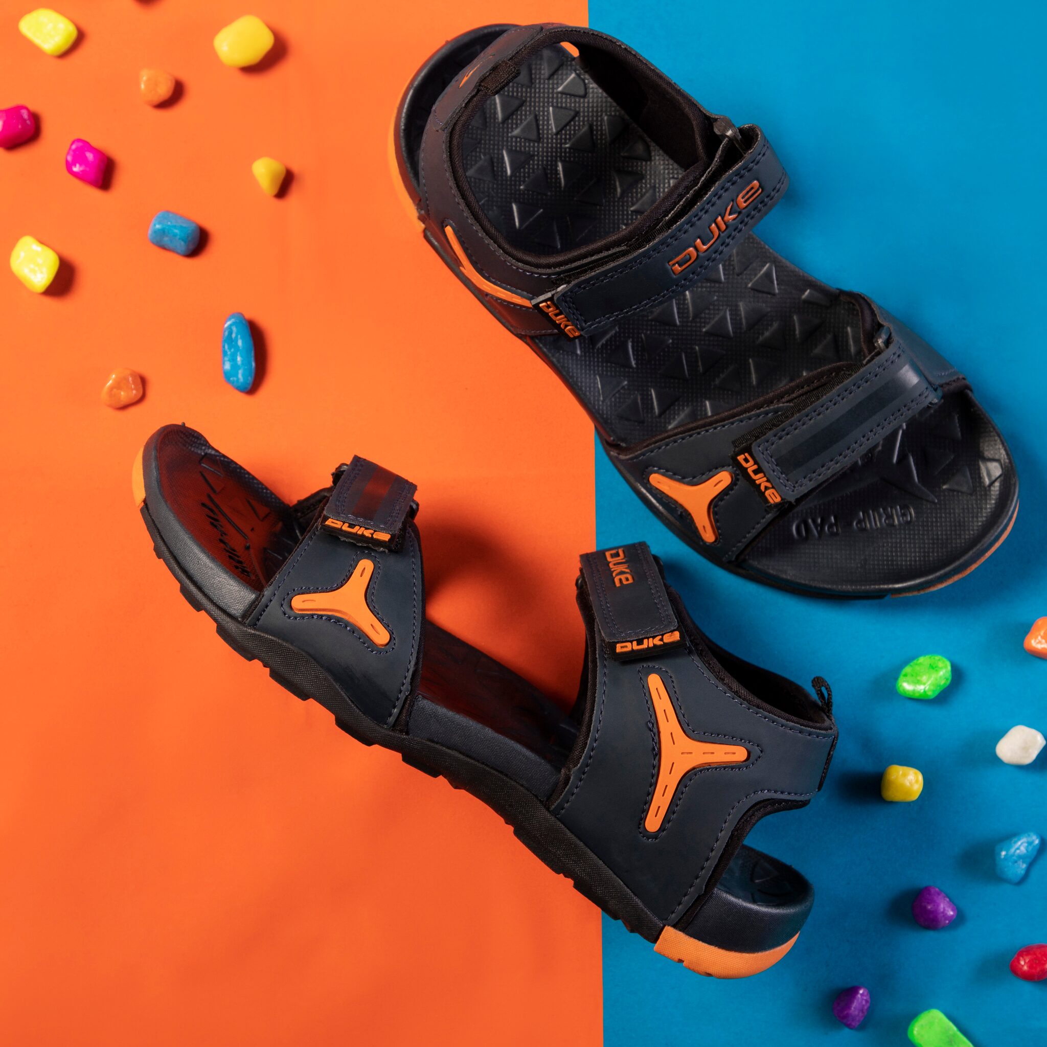 

Duke Men Blue Sandals