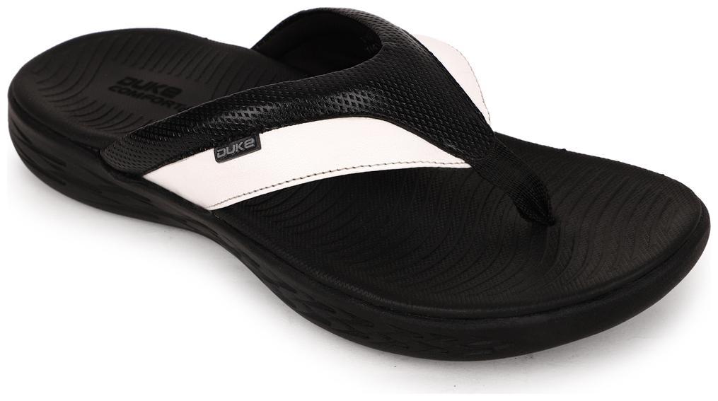 

Duke Black Slippers Flip Flops For Men