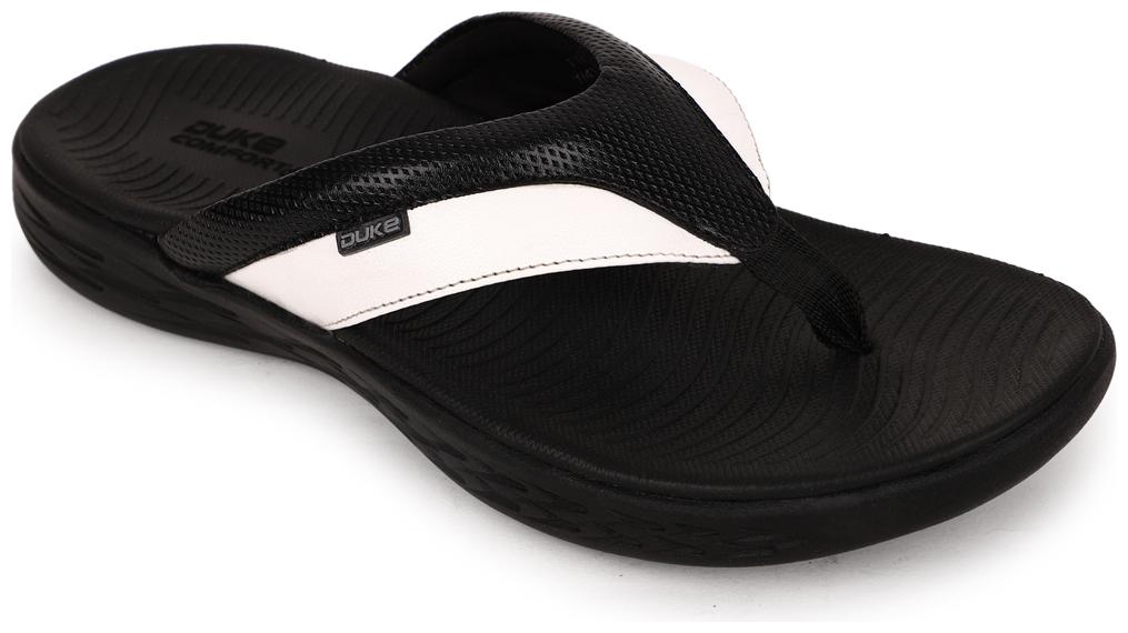 

Duke Black Slippers Flip Flops For Men