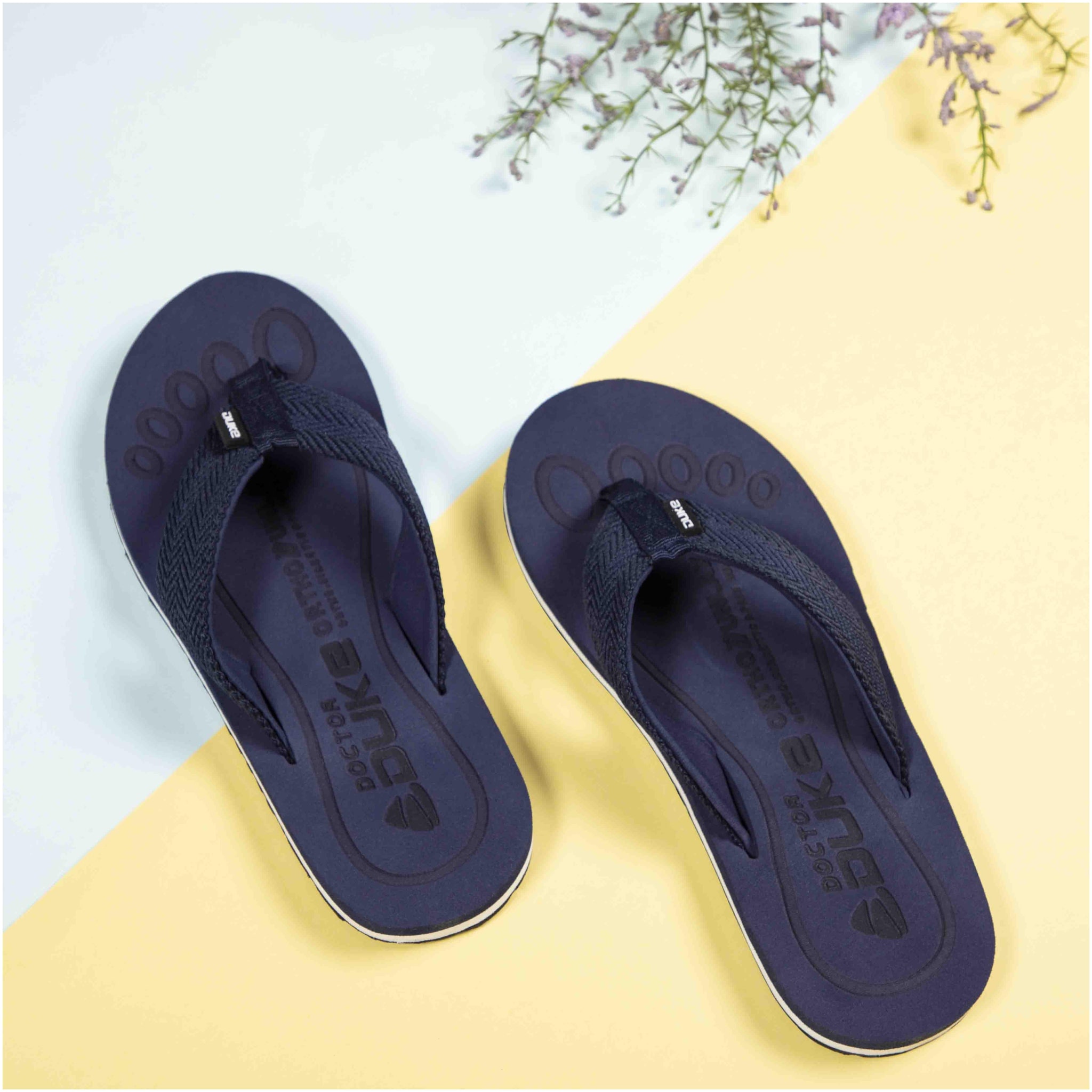 

Duke Men Navy Blue Flip-Flops - 1 Pair