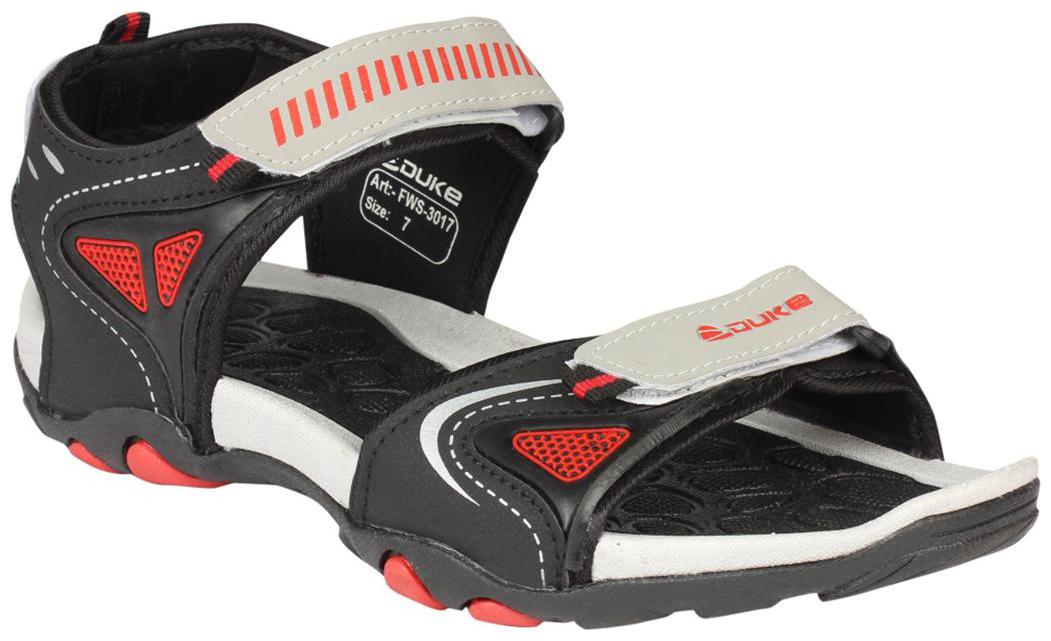 

Duke Men Black And Red Sandals