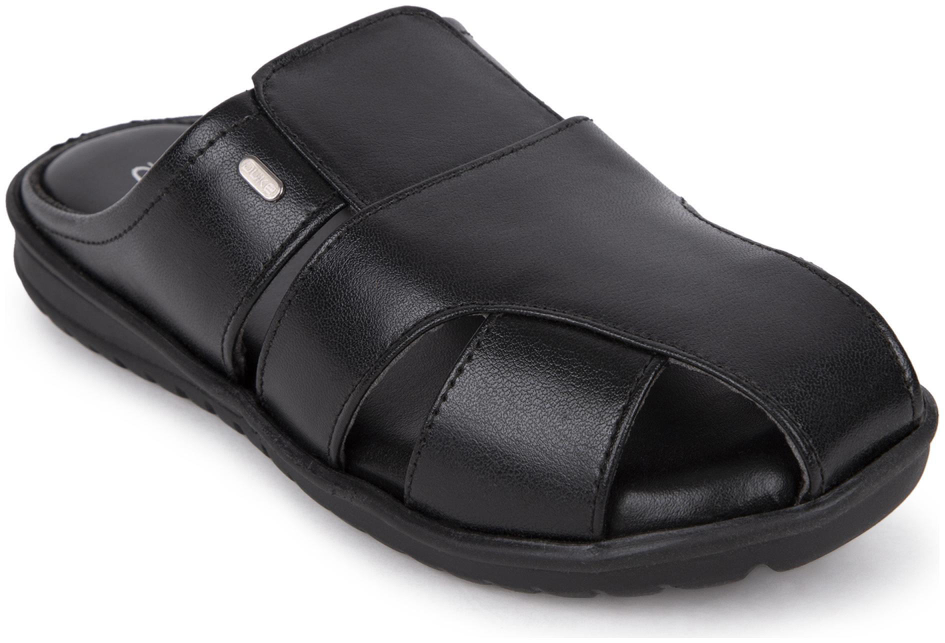 

Duke Men Black Comfort Sandals