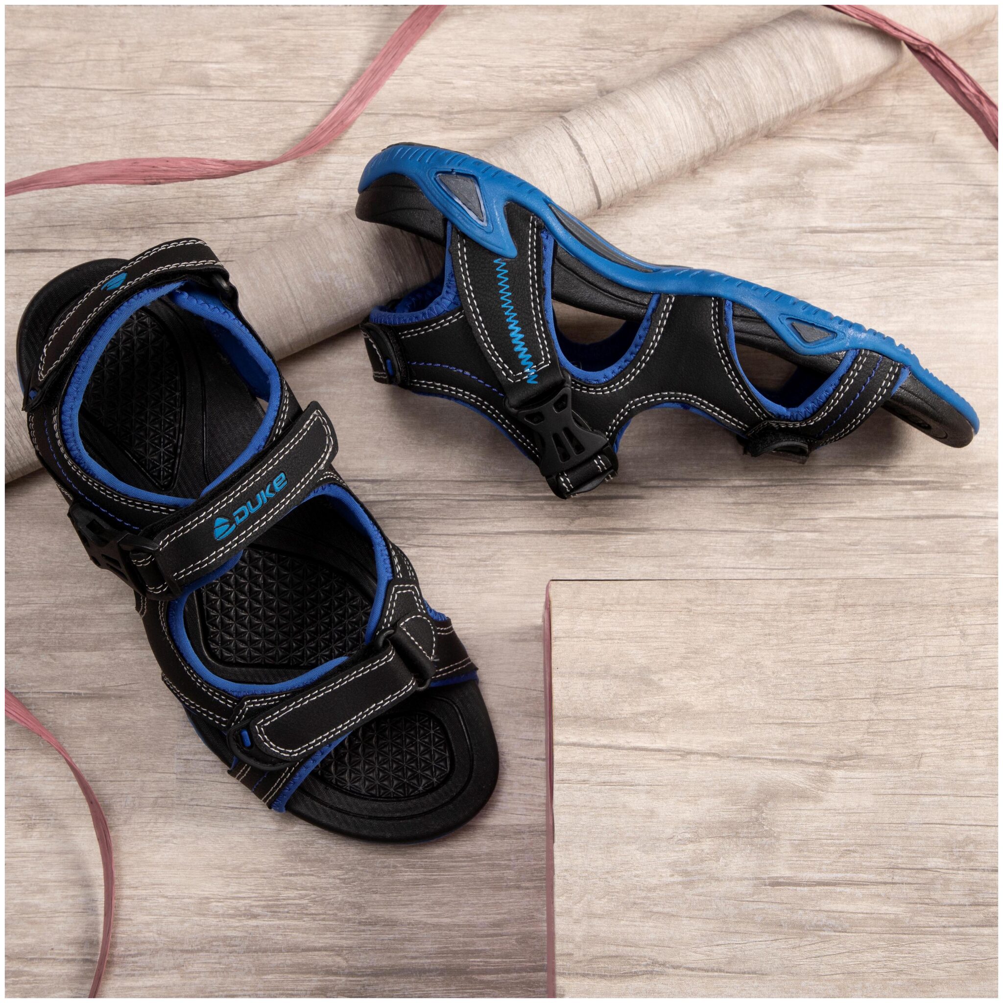 

Duke Men Black Sandals