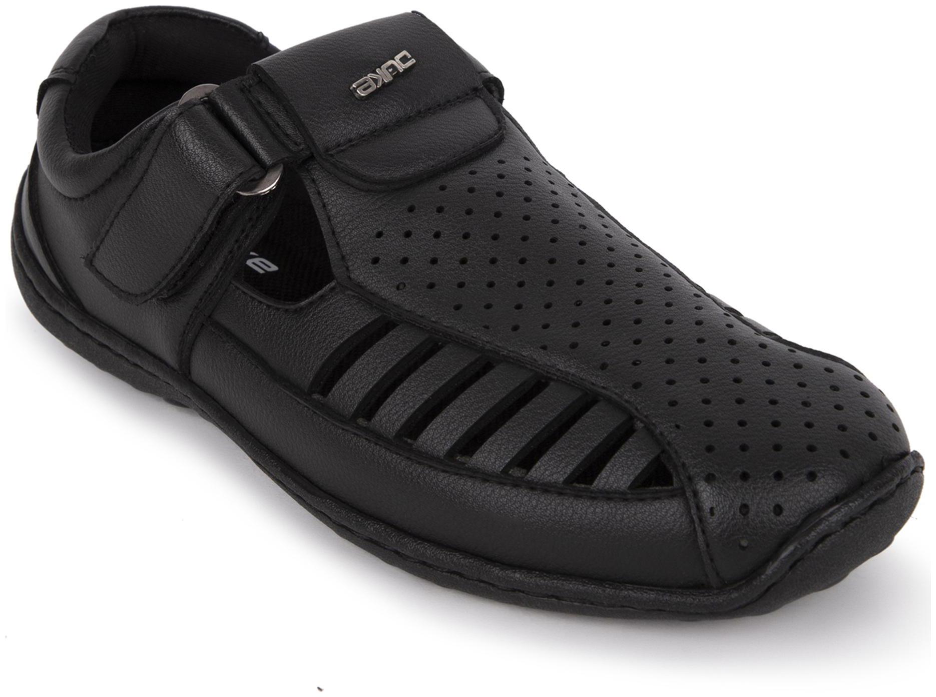 

Duke Men Black Comfort Sandals