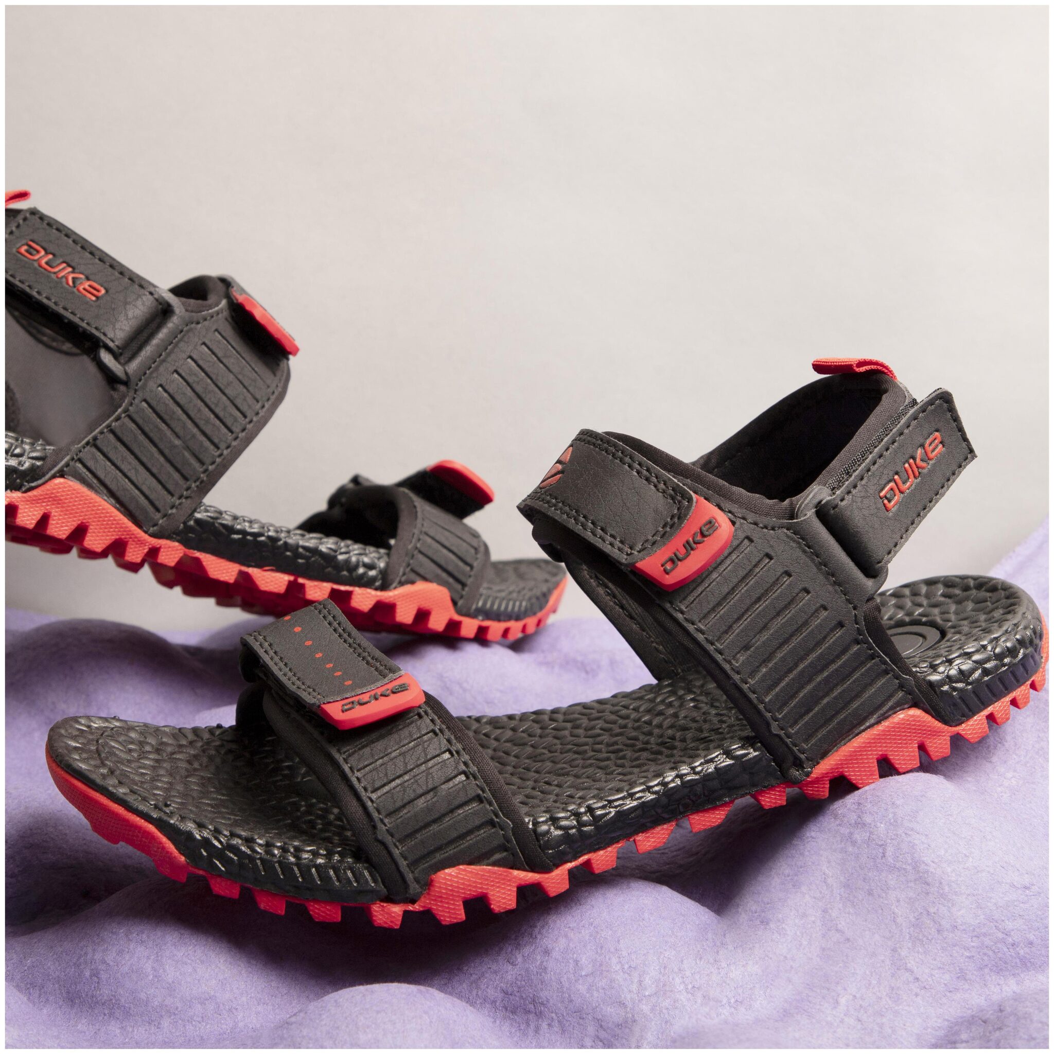 

Duke Men Black Sandals