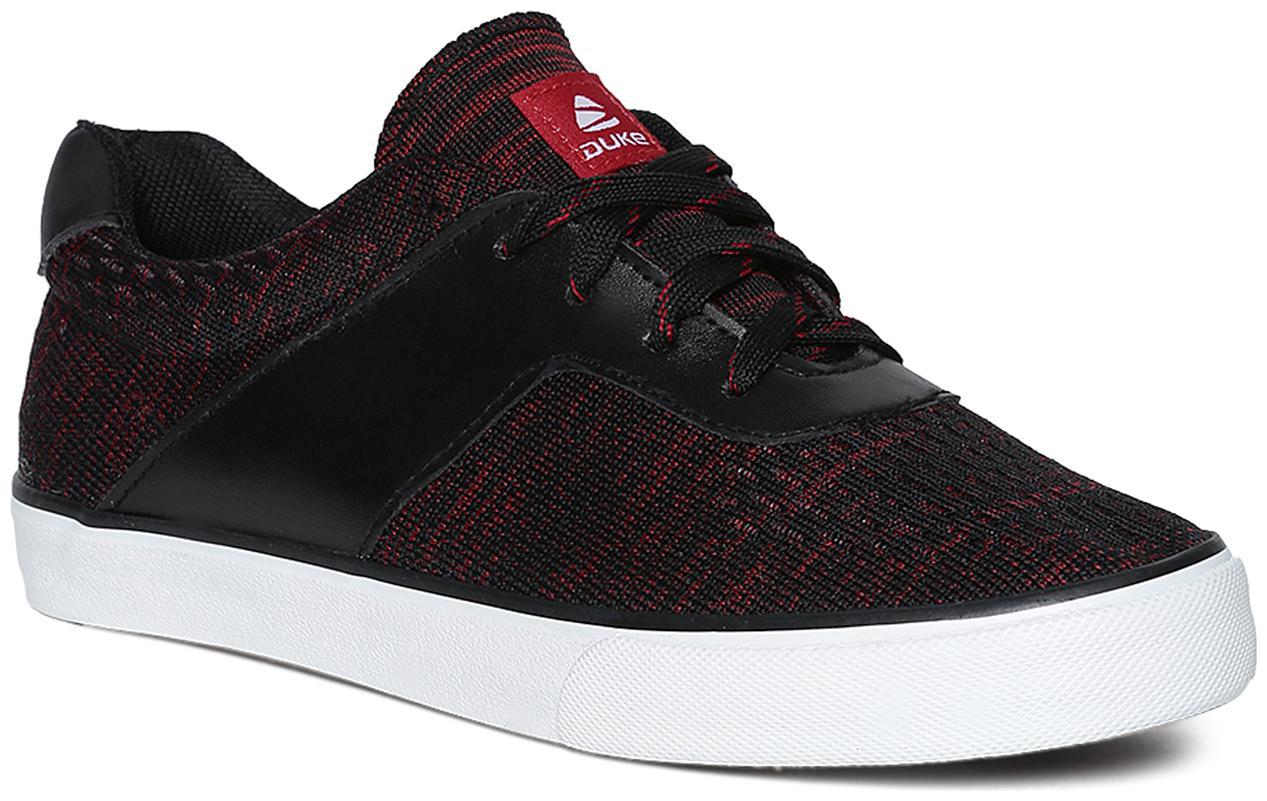 

Duke Men Black And Red Casual Shoes