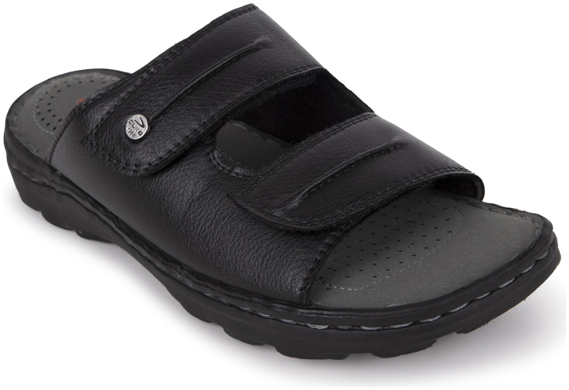 

Duke Men Black Comfort Sandals