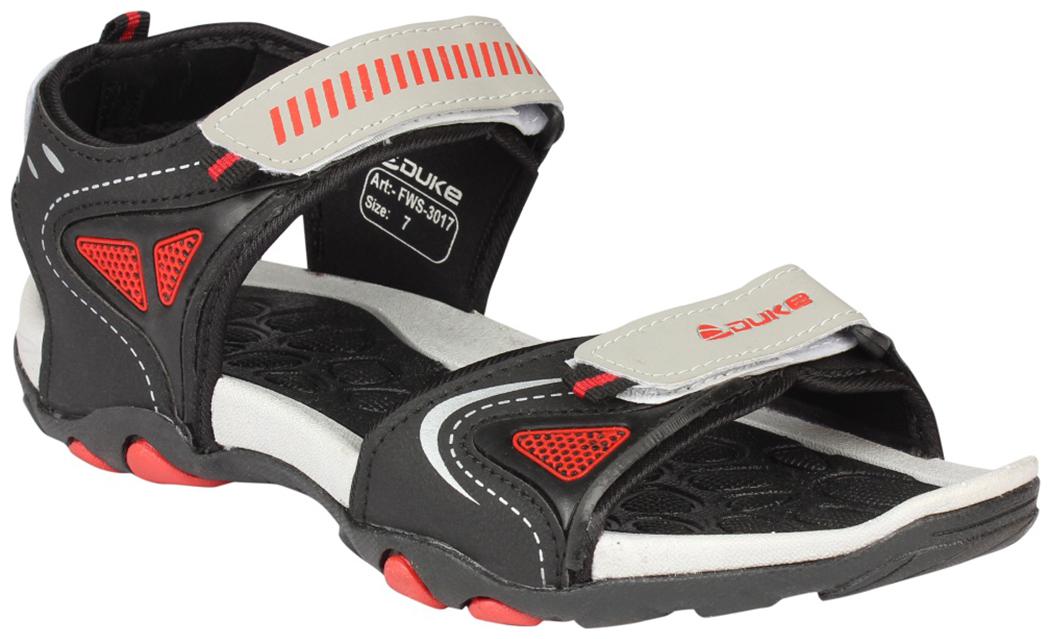 

Duke Men Black And Red Sandals