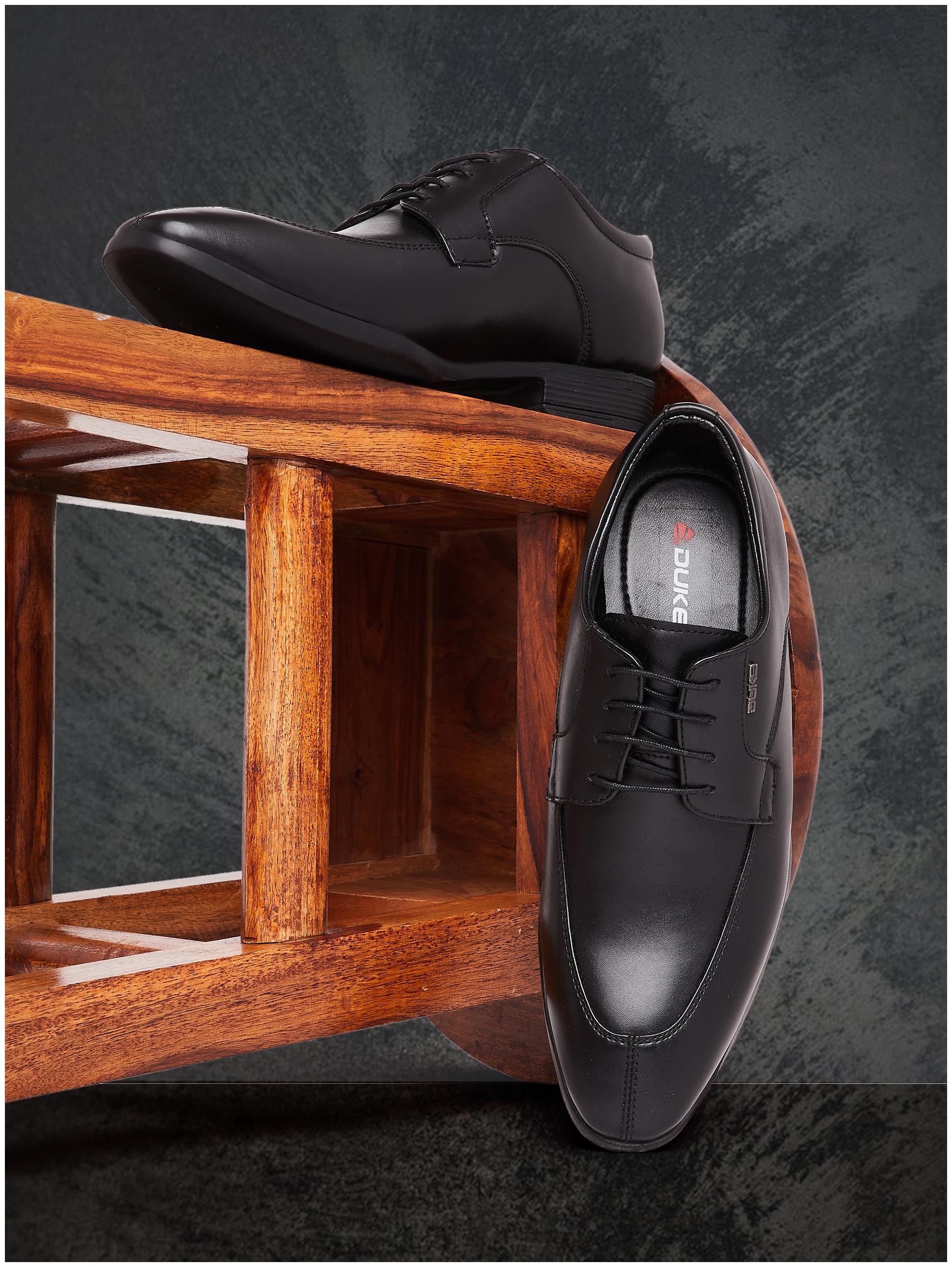 

Duke Men Black Derby Formal Shoes - FWOL515