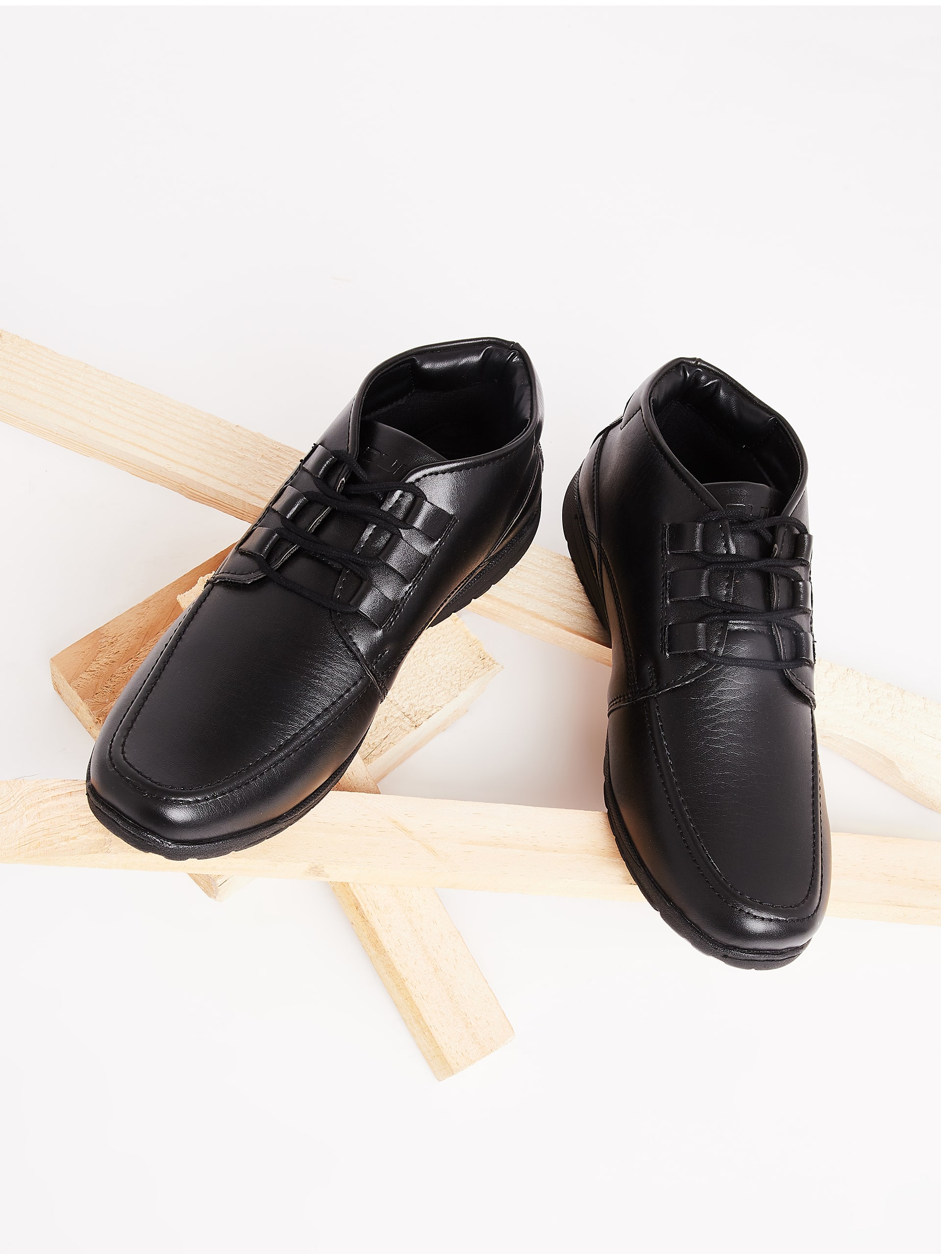 

Duke Men Black Ankle Boots - FWOL494