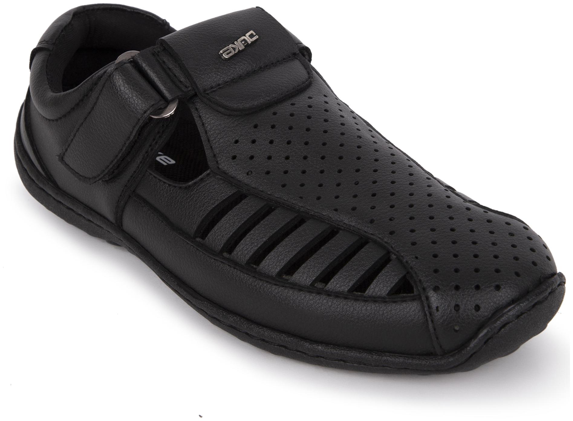 

Duke Men Black Comfort Sandals