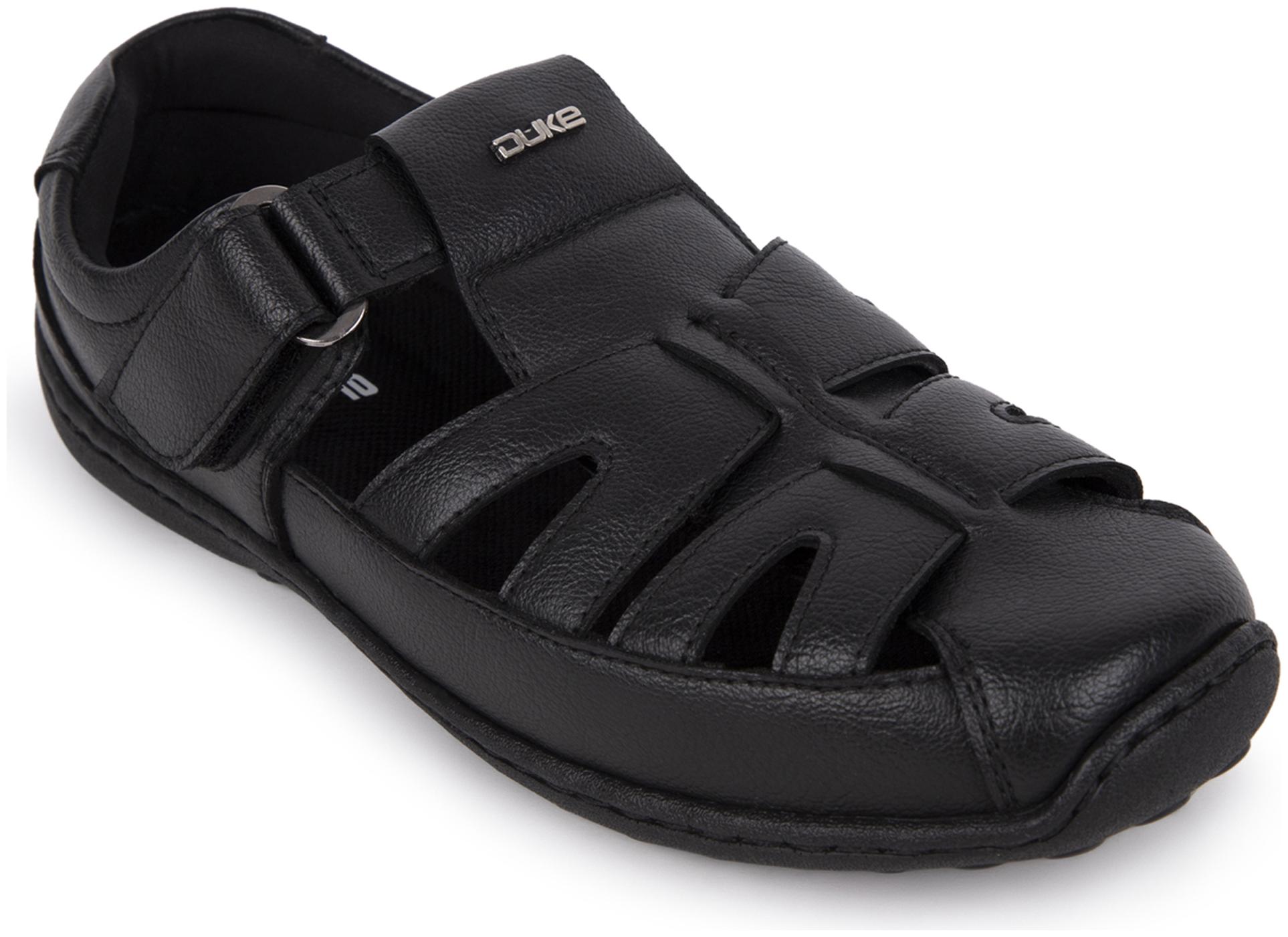 

Duke Men Black Comfort Sandals