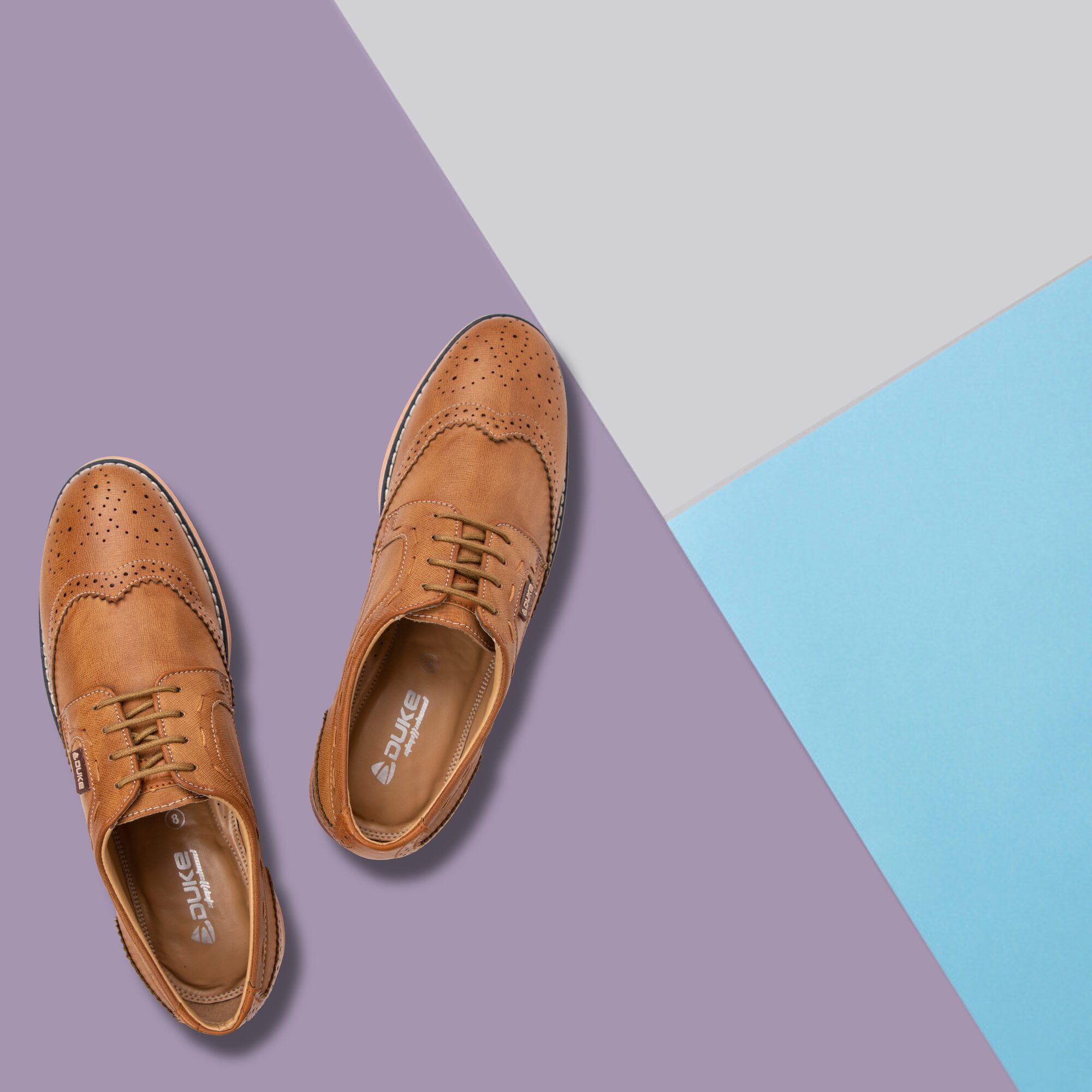 

Duke Men Tan Casual Shoes - BROGUES - FWOL518