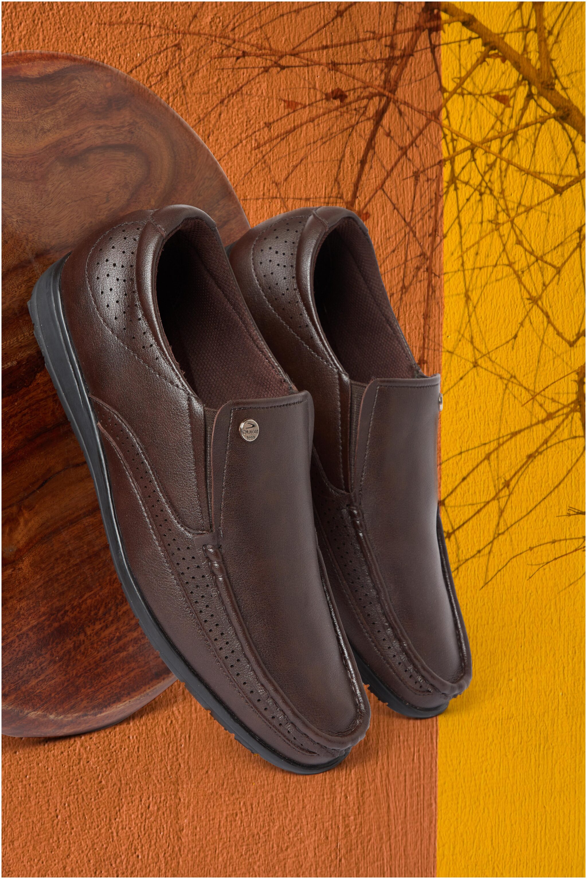 

Duke Men Brown Loafers - LOAFERS - FWOL508