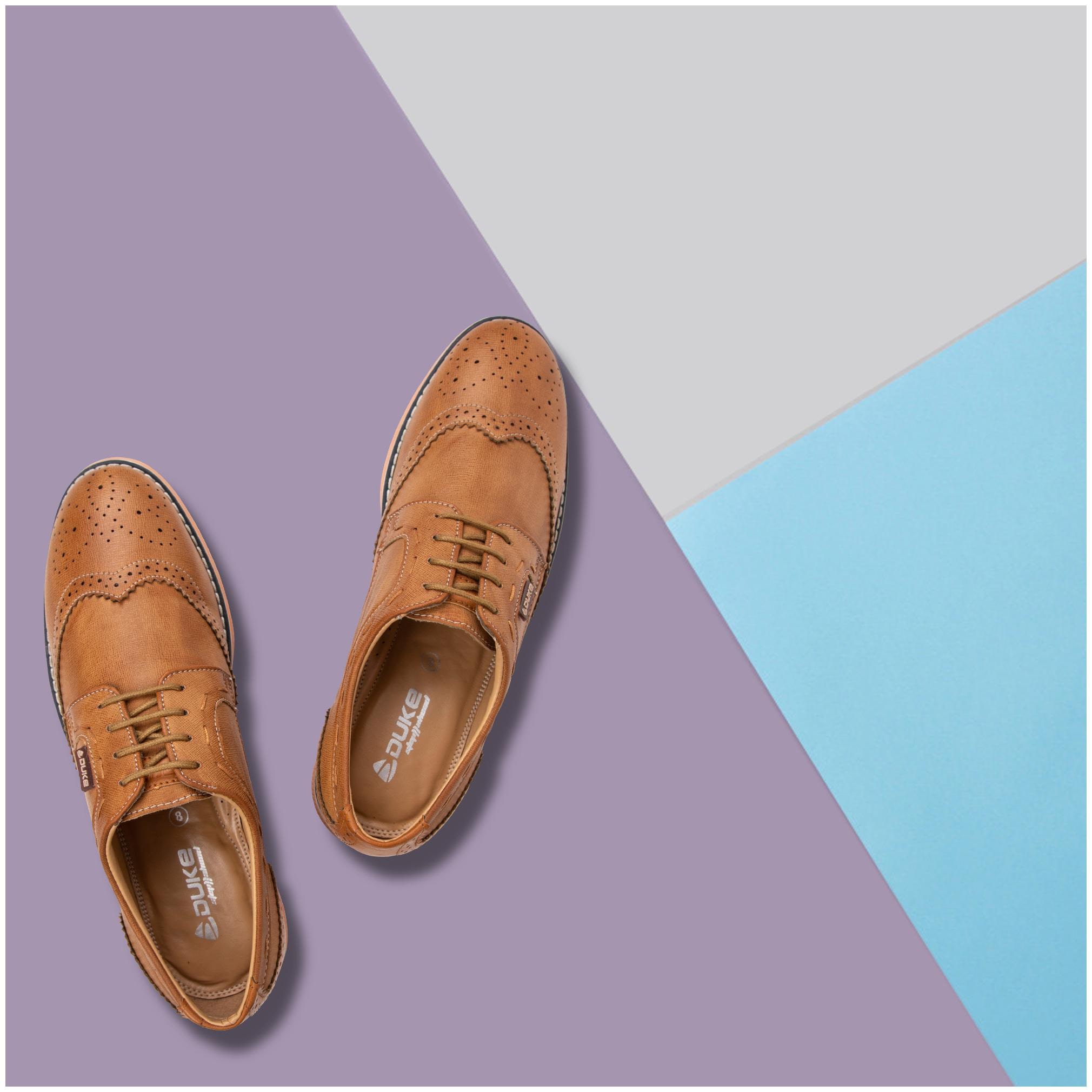 

Duke Men Tan Casual Shoes - BROGUES - FWOL518