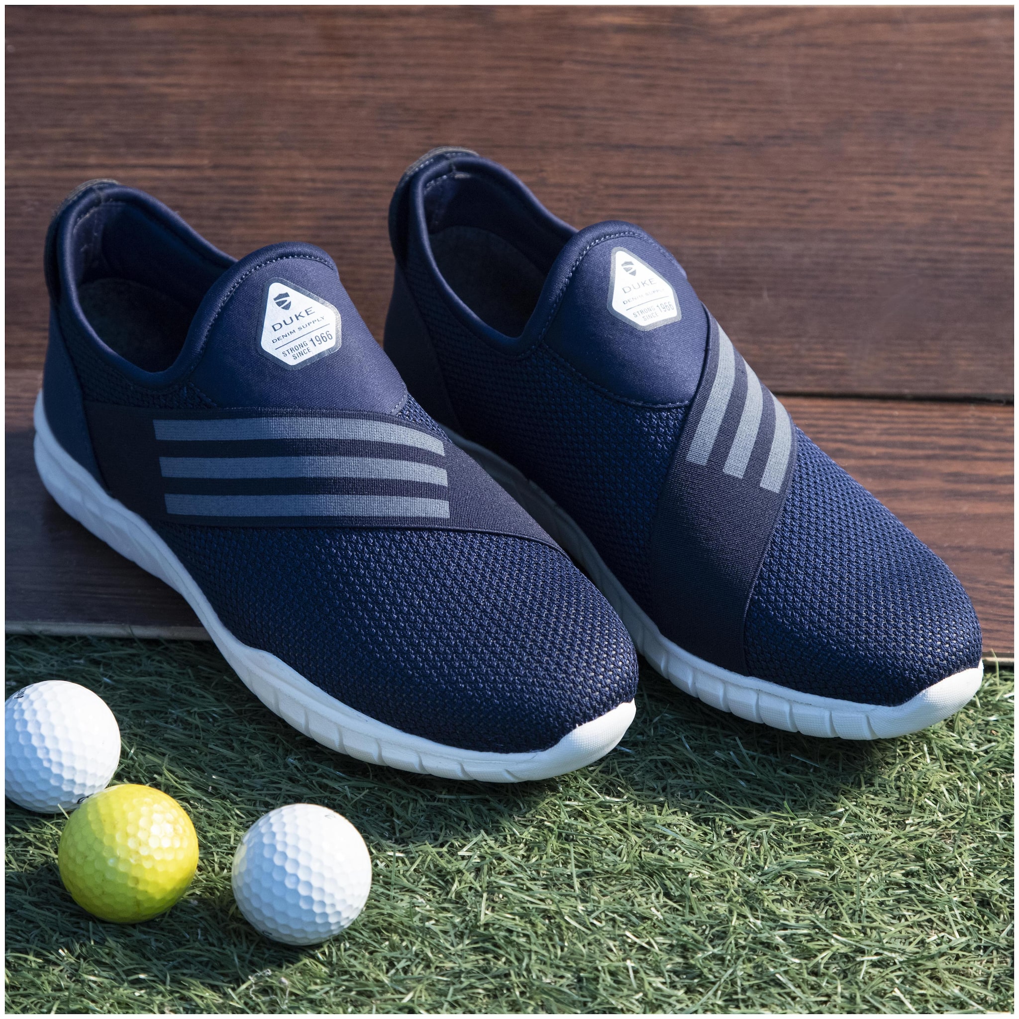 

Duke Men Casual Shoes Walking Shoes ( Navy Blue )