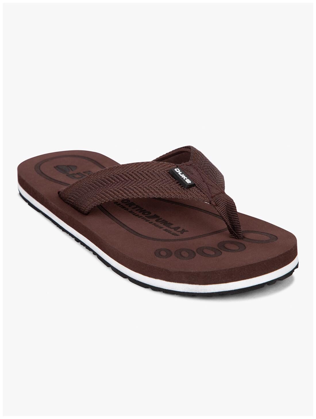 

Duke Men Brown Diabetic Orthopaedic Slippers - 1 Pair