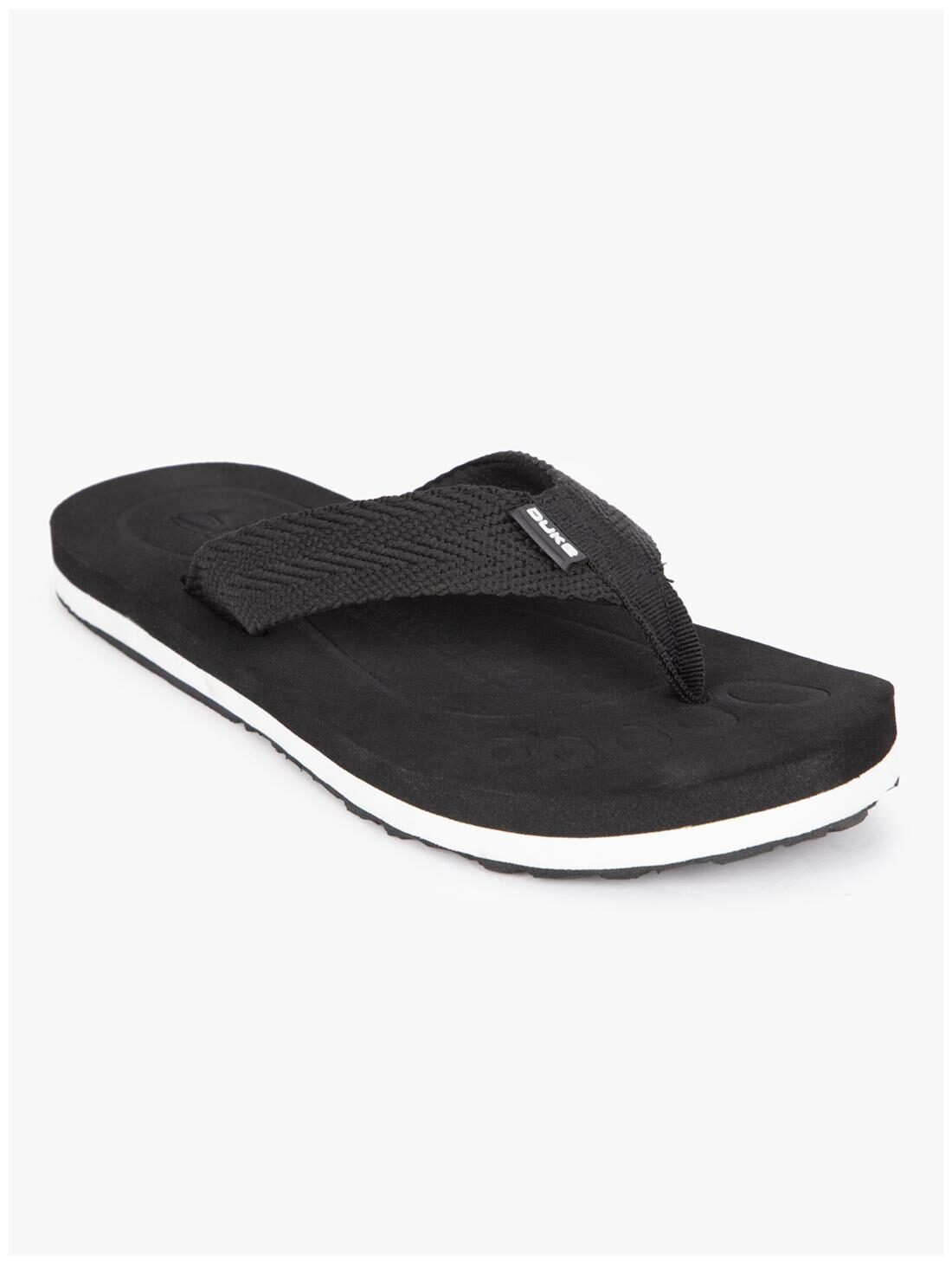 

Duke Men Black Diabetic Orthopaedic Slippers - 1 Pair