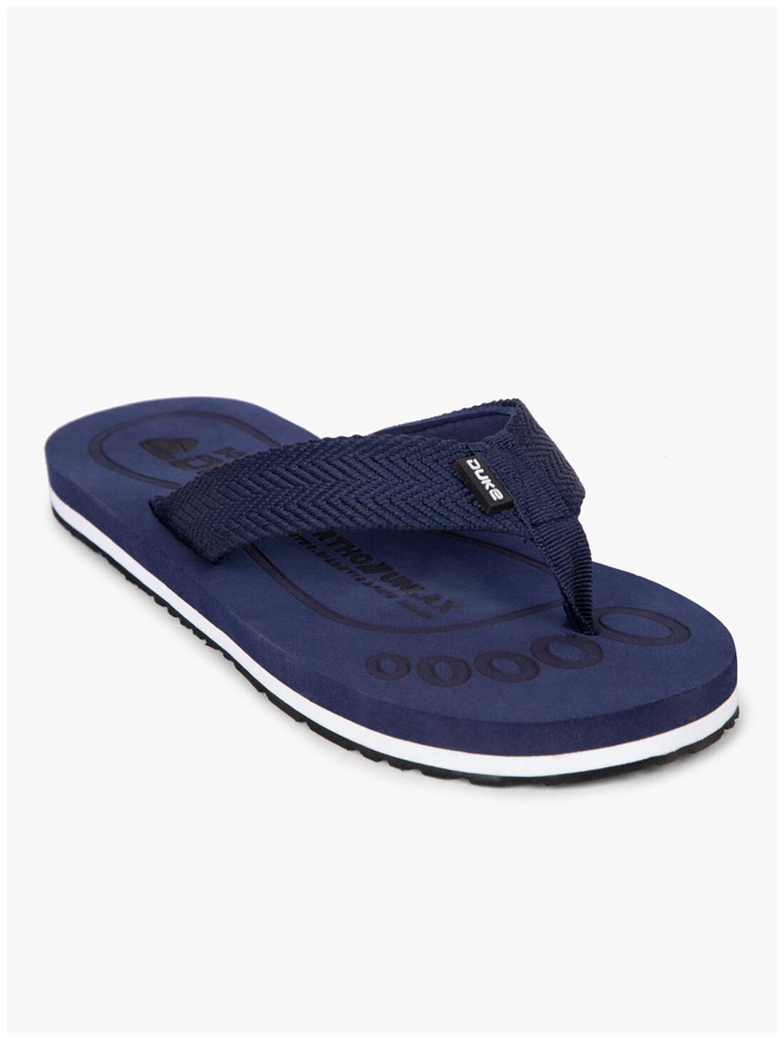 

Duke Men Navy Blue Diabetic Orthopaedic Slippers - 1 Pair