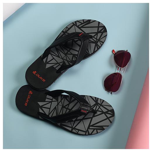 

Duke Men Black Indoor Slippers - 1 Pair