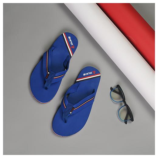 

Duke Men Blue Indoor Slippers - 1 Pair