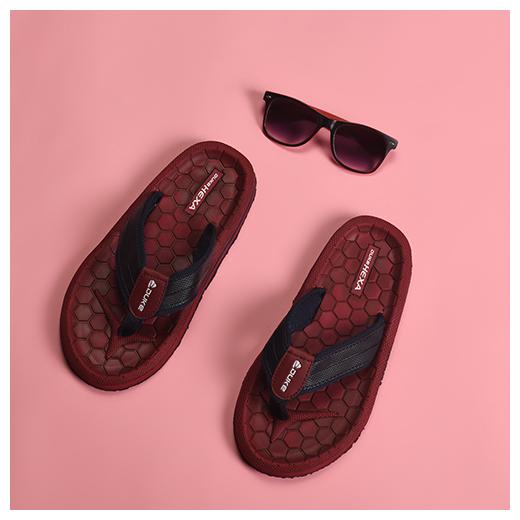 

Duke Men Maroon Indoor Slippers - 1 Pair