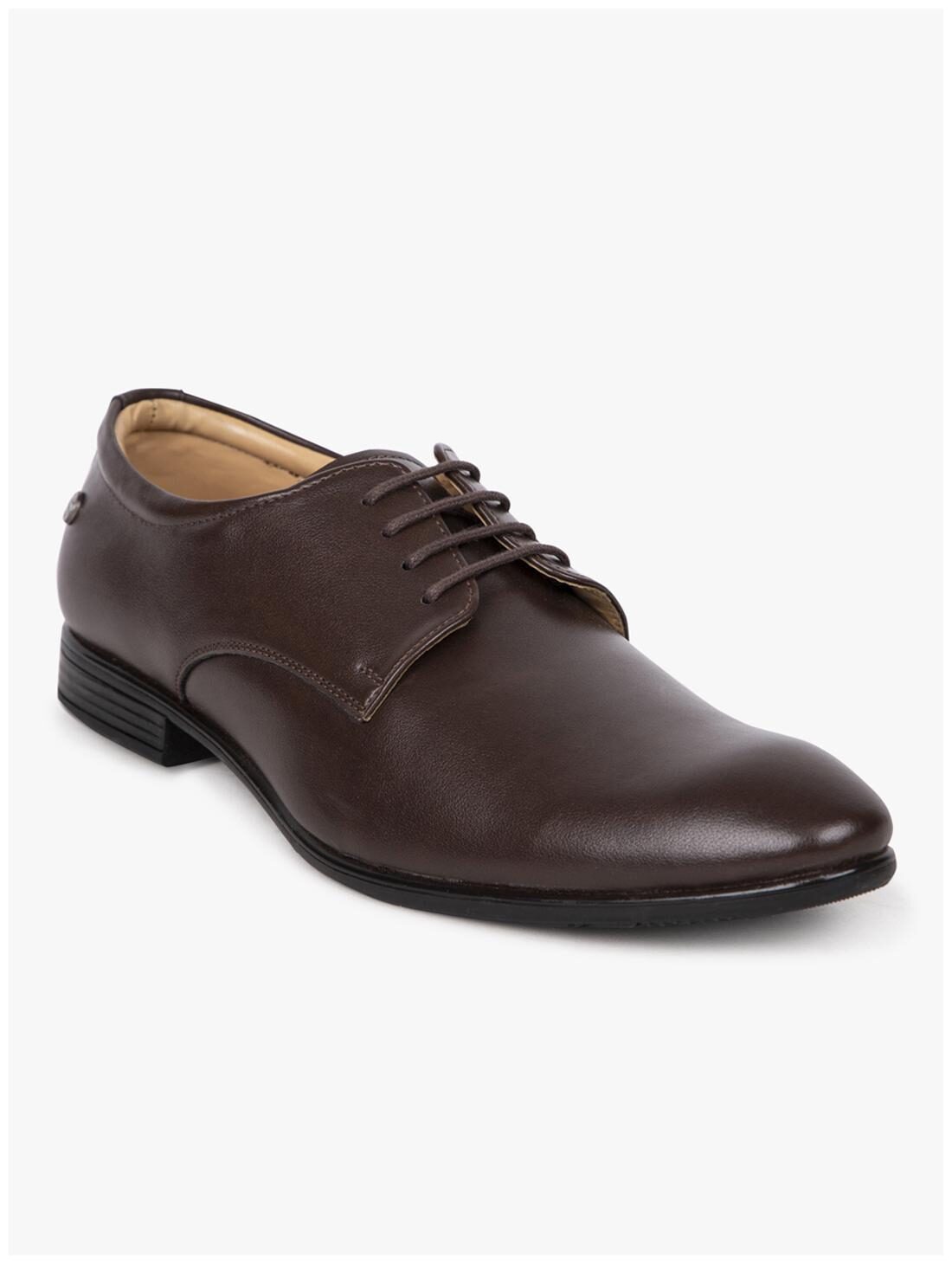 

Duke Men Brown Derby Formal Shoes - FWOL603 - FWOL603
