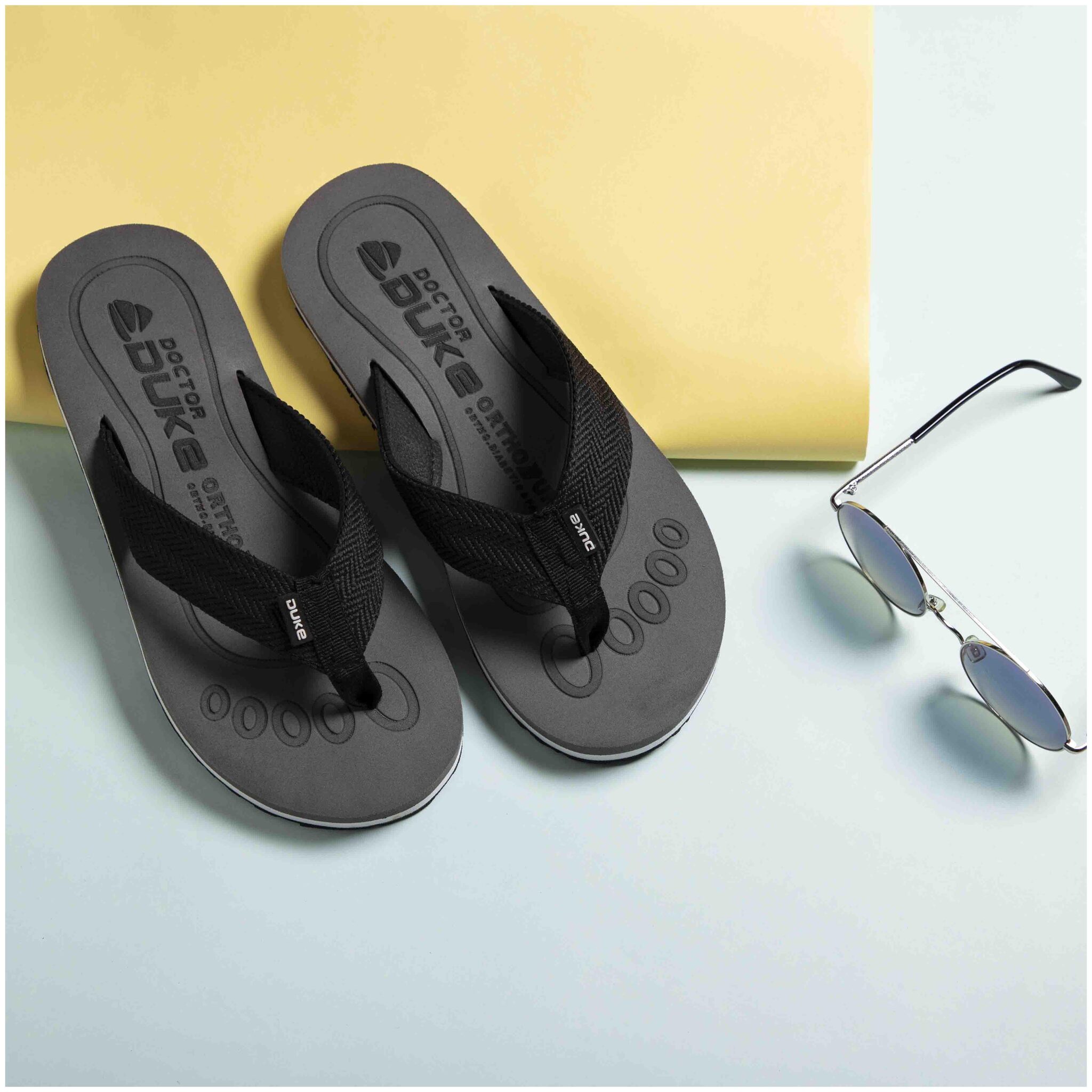 

Duke Men Grey Flip-Flops - 1 Pair