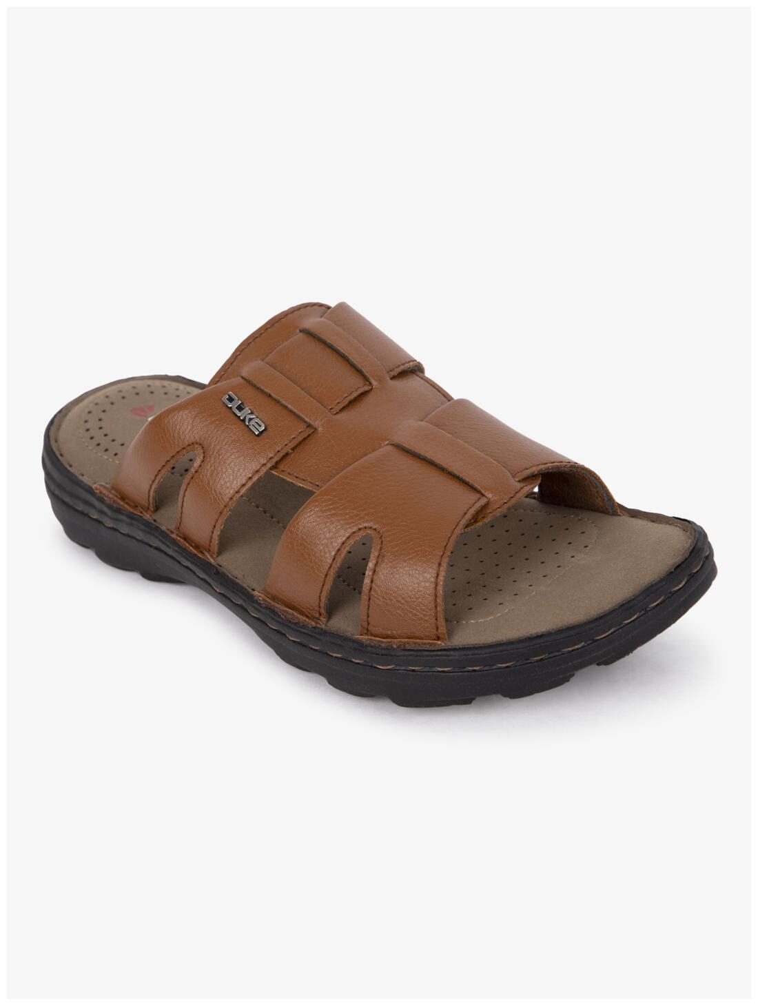 

Duke Men Tan Indoor Slippers - 1 Pair