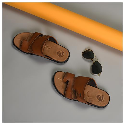 

Duke Men Tan Indoor Slippers - 1 Pair