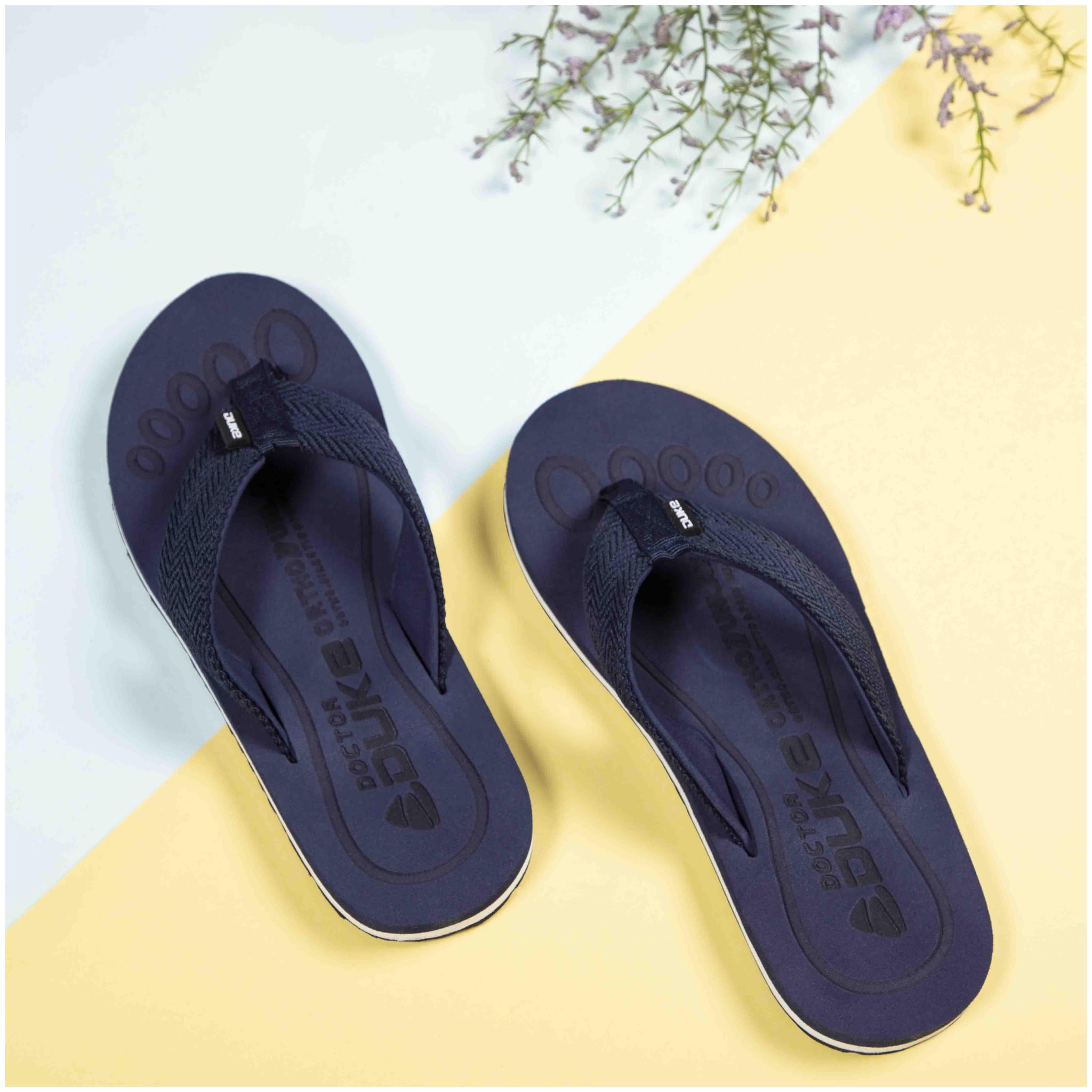 

Duke Men Navy Blue Flip-Flops - 1 Pair