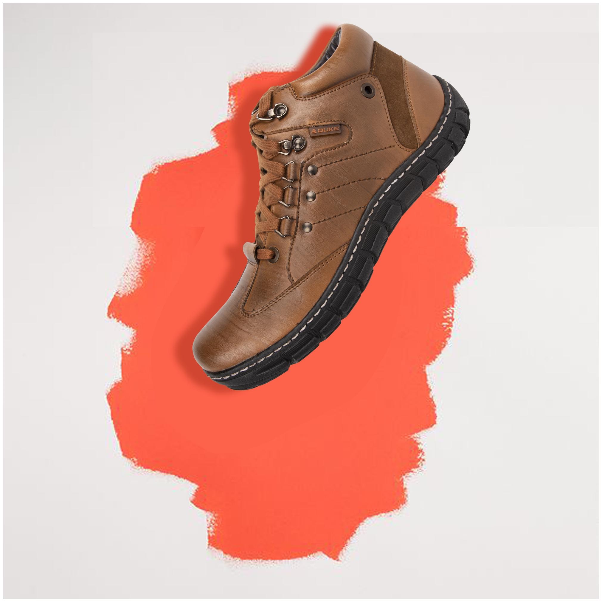 

Duke Men Tan Outdoor Boots - FLAT BOOTS - FWOL516