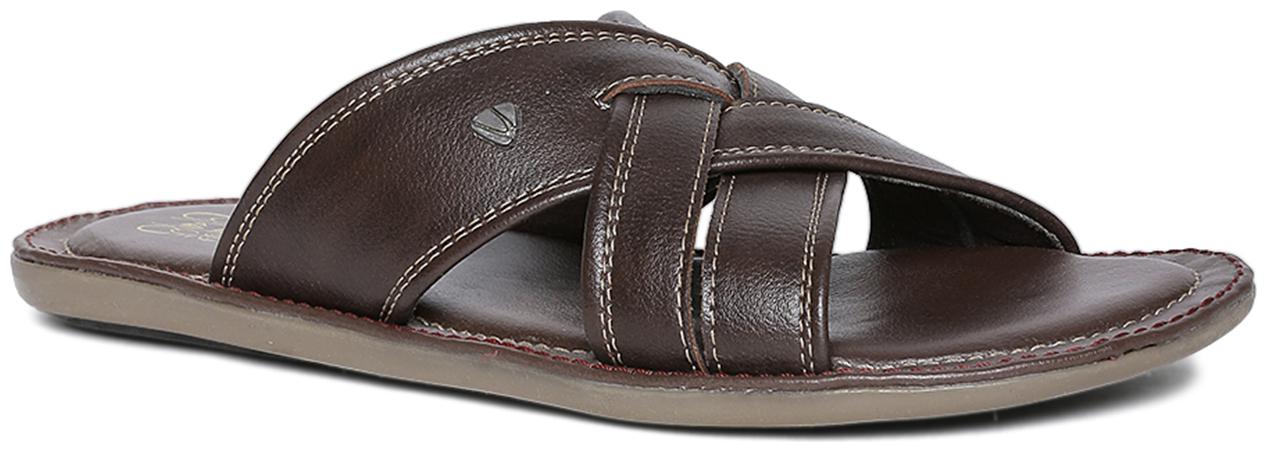 

Duke Men s Brown Casual Slippers