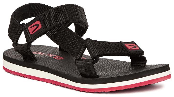 

Duke Men s Black Nylon Sandals Floaters